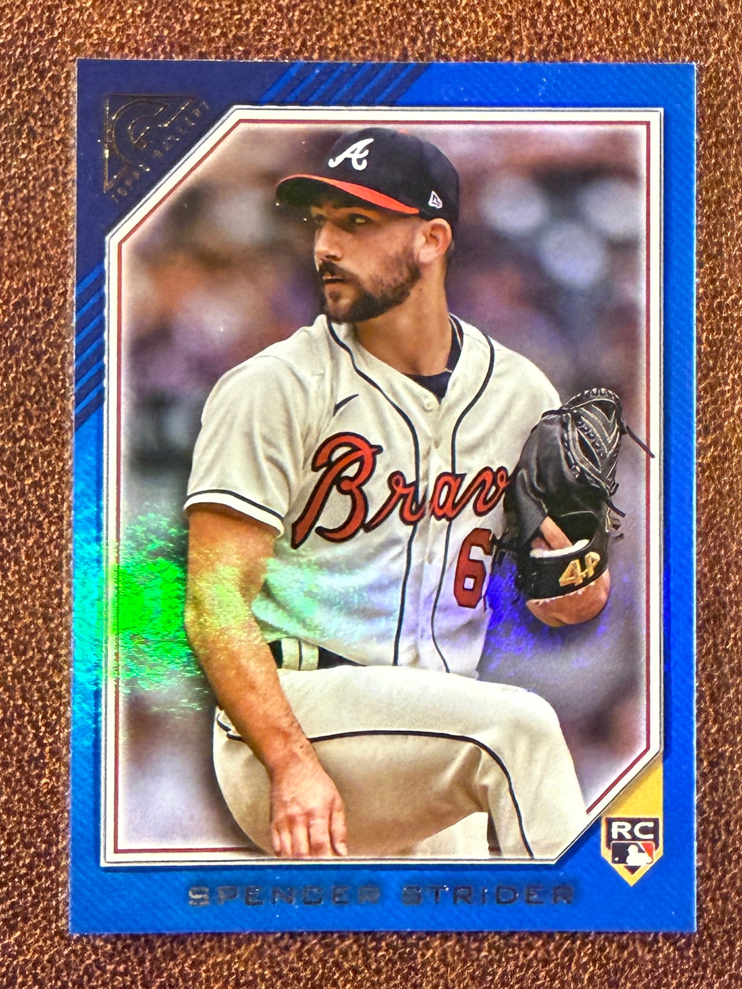 Spencer Strider - 2022 Topps Gallery - BLUE Foil /75 - Braves