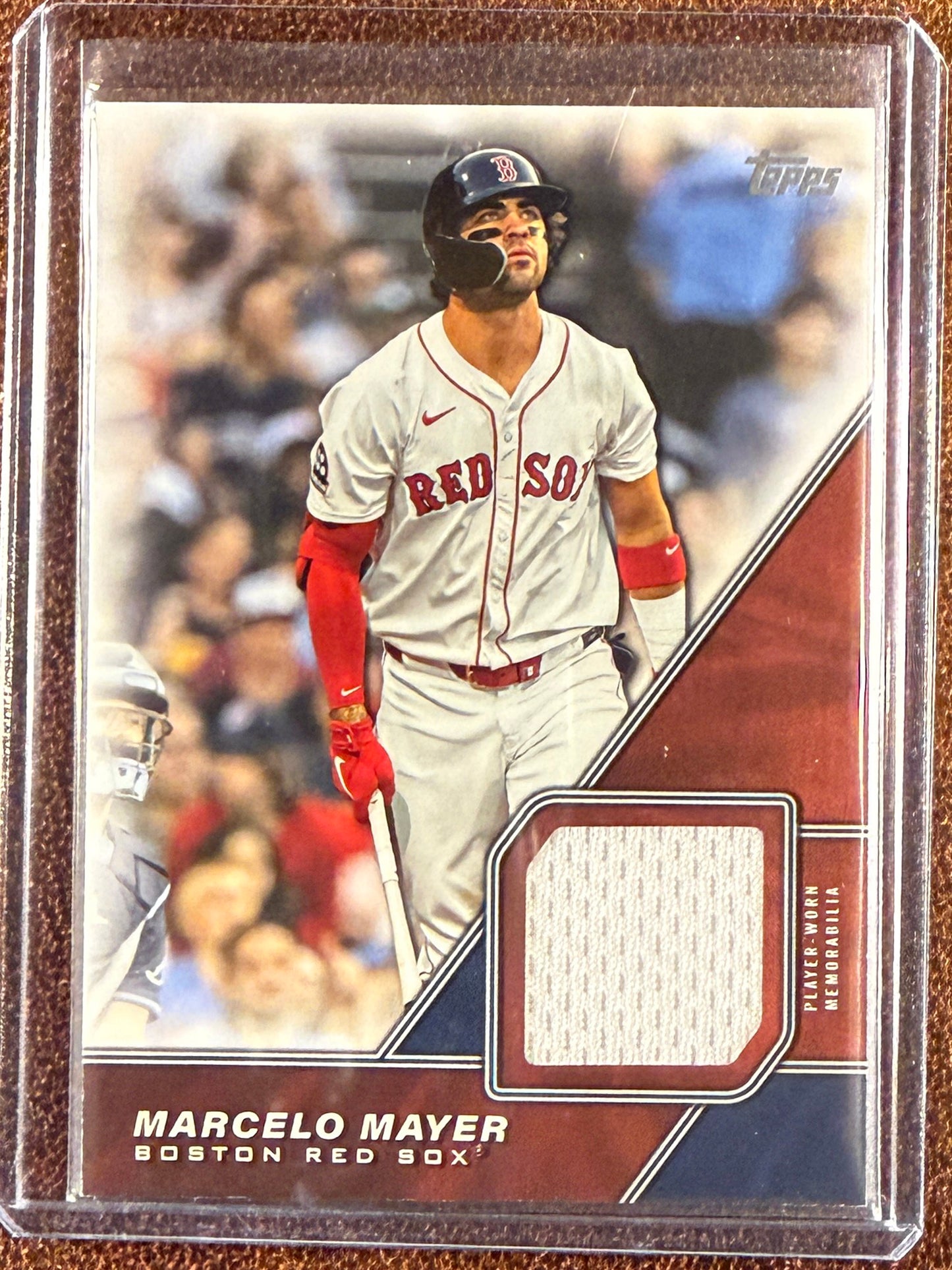 Marcelo Mayer - 2026 Topps Series 1 - Major League Material RELIC - Red Sox