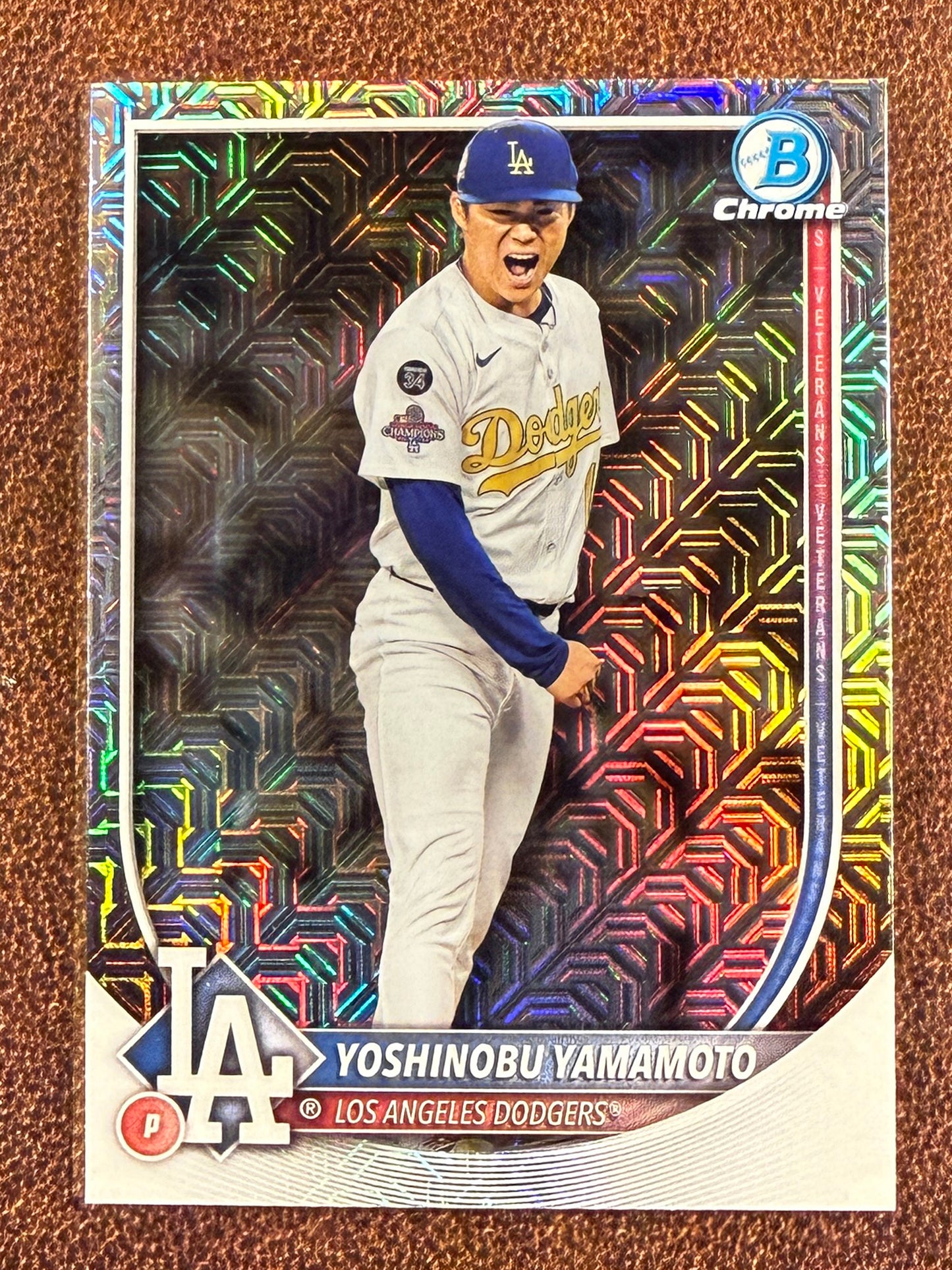 Yoshinobu Yamamoto - 2025 Bowman Chrome - MOJO - Dodgers