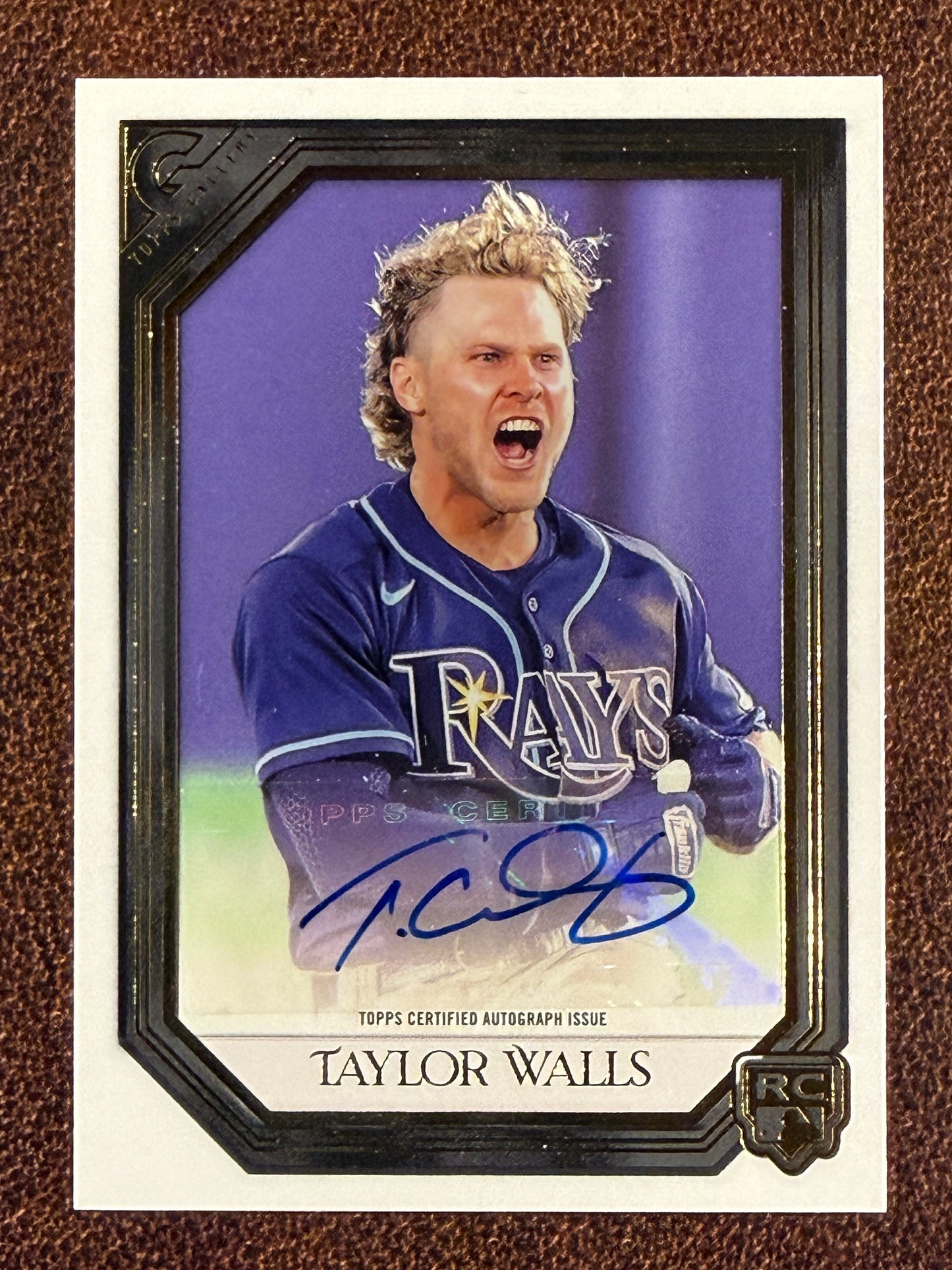 Taylor Walls - 2021 Topps Gallery - Rookie AUTO - Rays