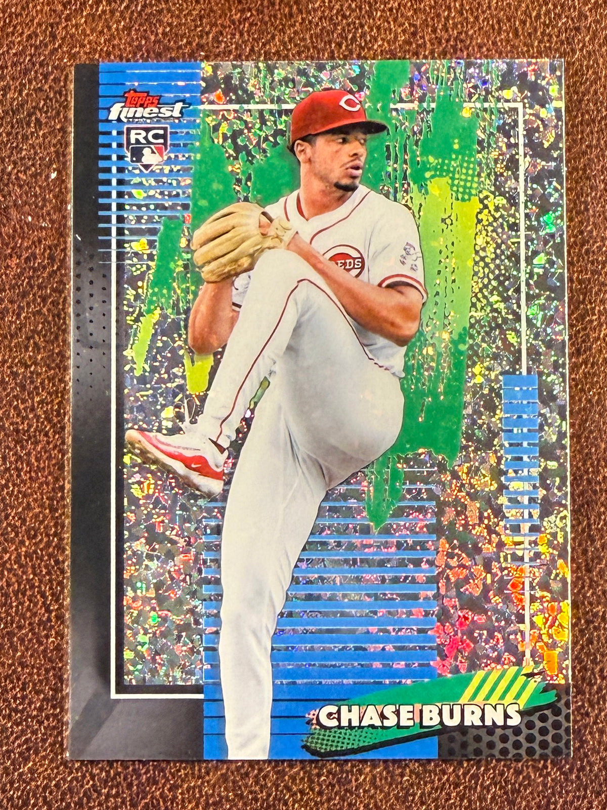 Chase Burns - 2026 Topps Finest - Common Mini Diamond Rookie - Reds