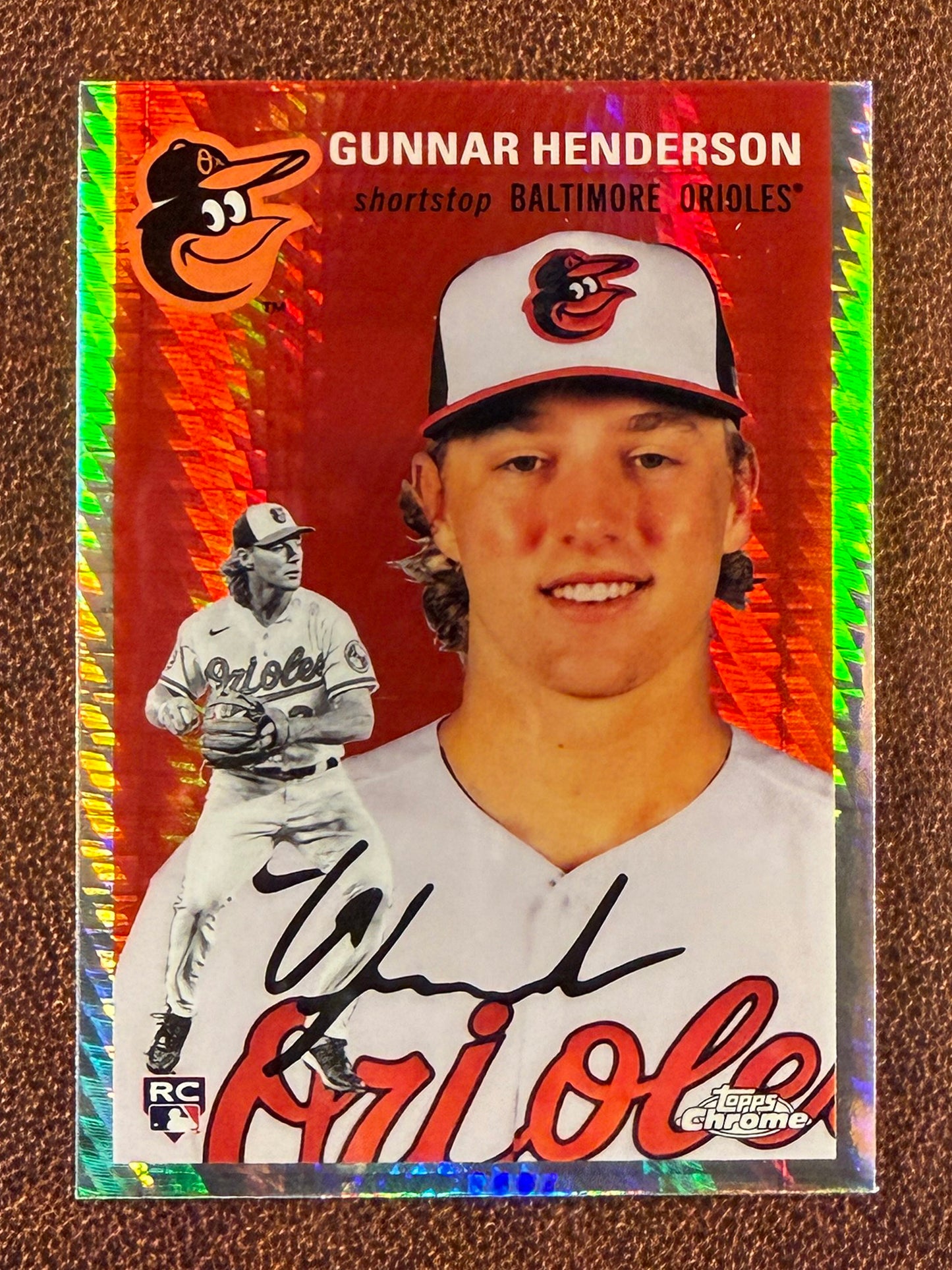 Gunnar Henderson - 2023 Topps Chrome Platinum - Rookie Prism Refractor - Orioles