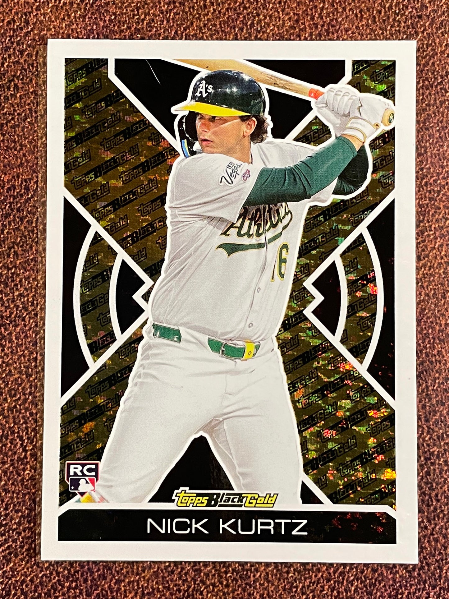 Nick Kurtz - 2025 Topps Update - Black Gold - Athletics