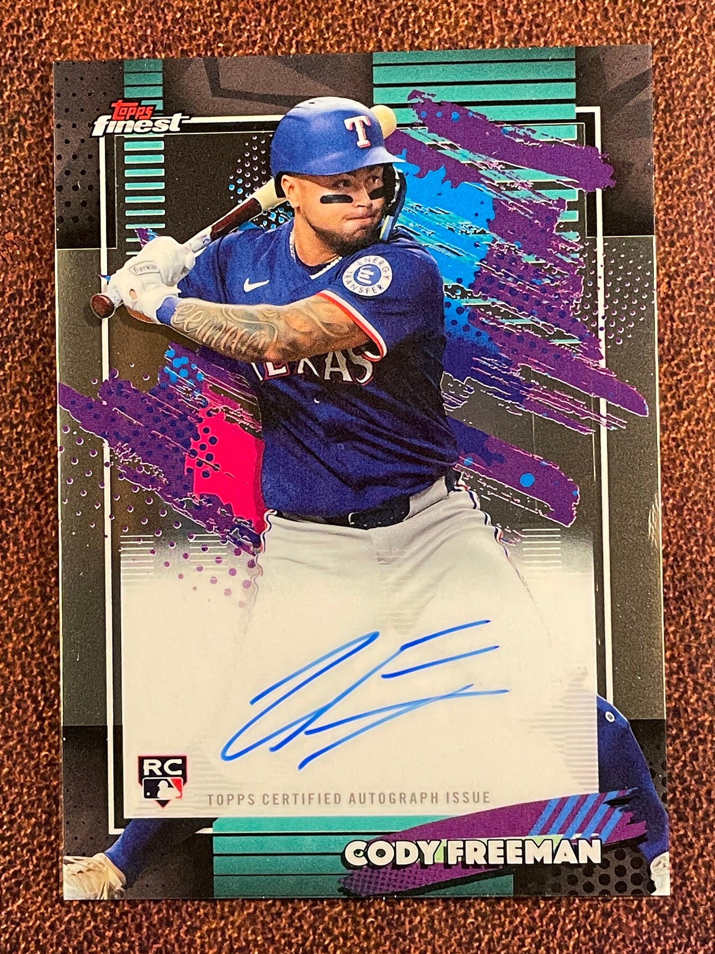 Cody Freeman - 2026 Topps Finest - Rookie AUTO - Rangers