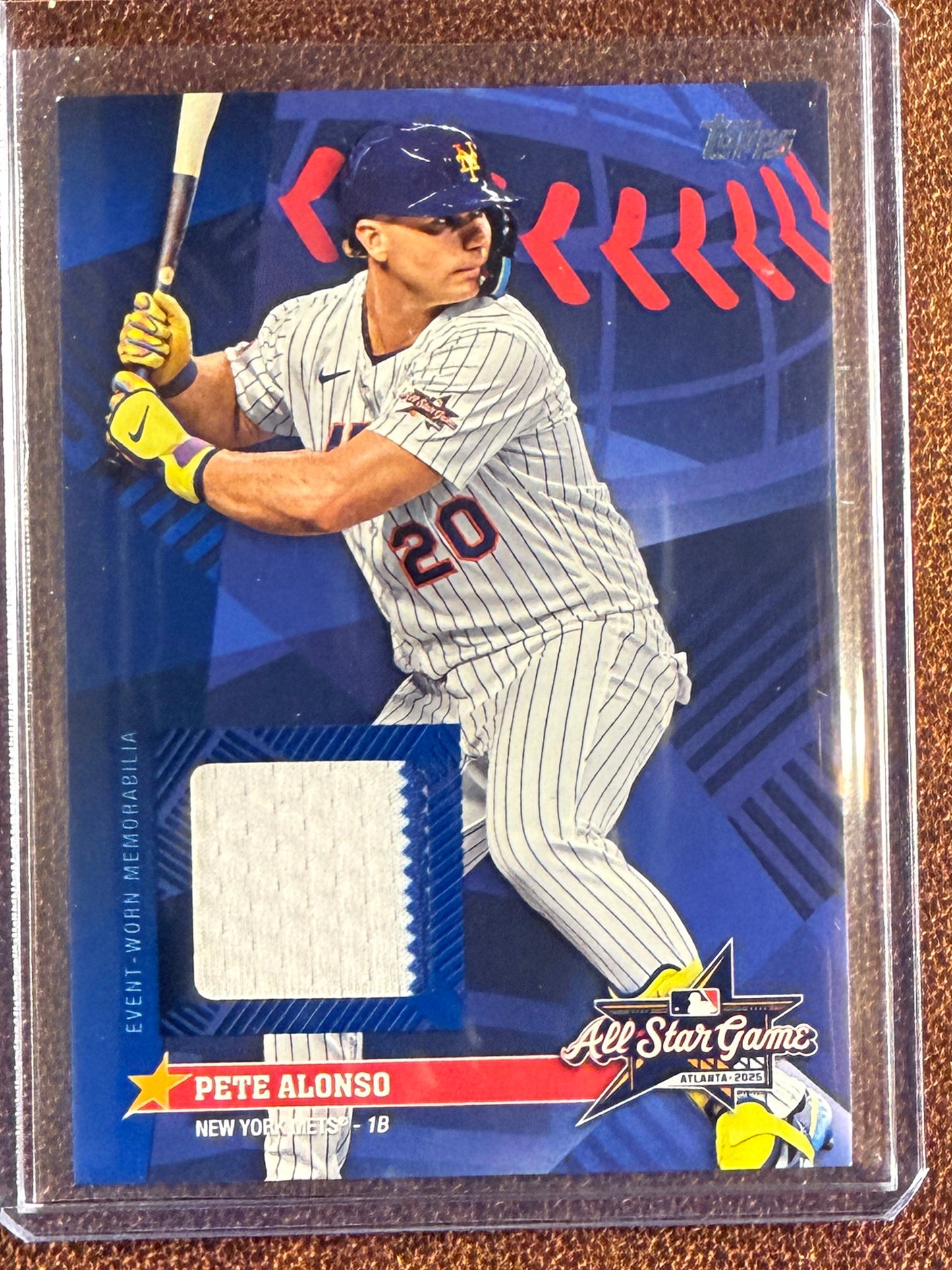 Pete Alonso - 2025 Topps Update - All Star Stitches RELIC - Mets