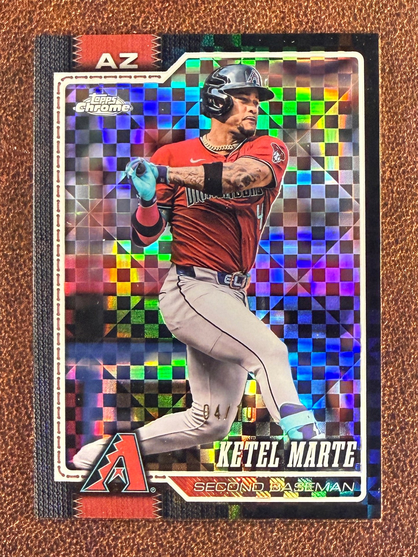Ketel Marte - 2026 Topps Chrome - BLACK X-Fractor /10 - Diamondbacks