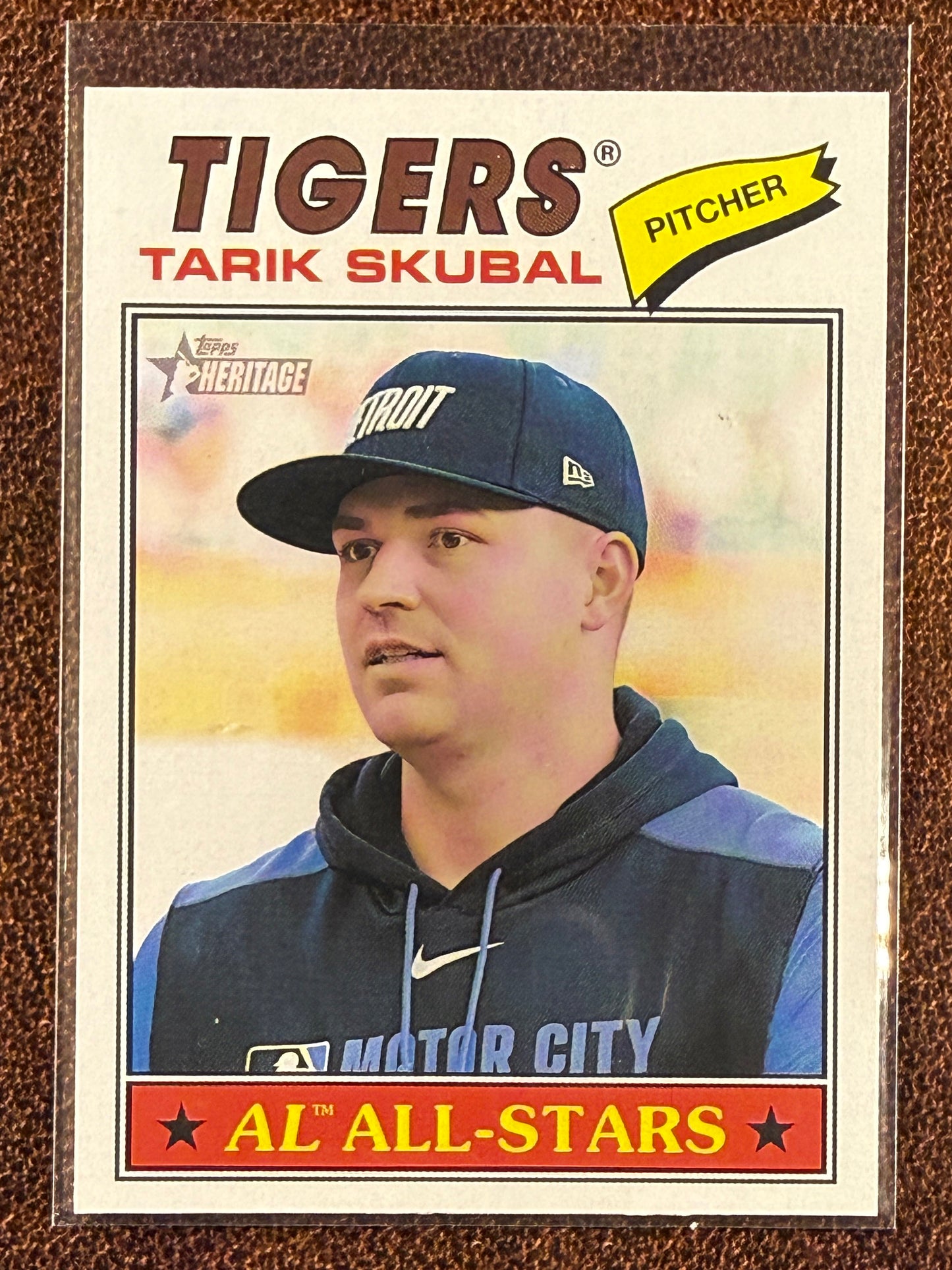 Tarik Skubal - 2026 Topps Heritage - Image Variation - Tigers