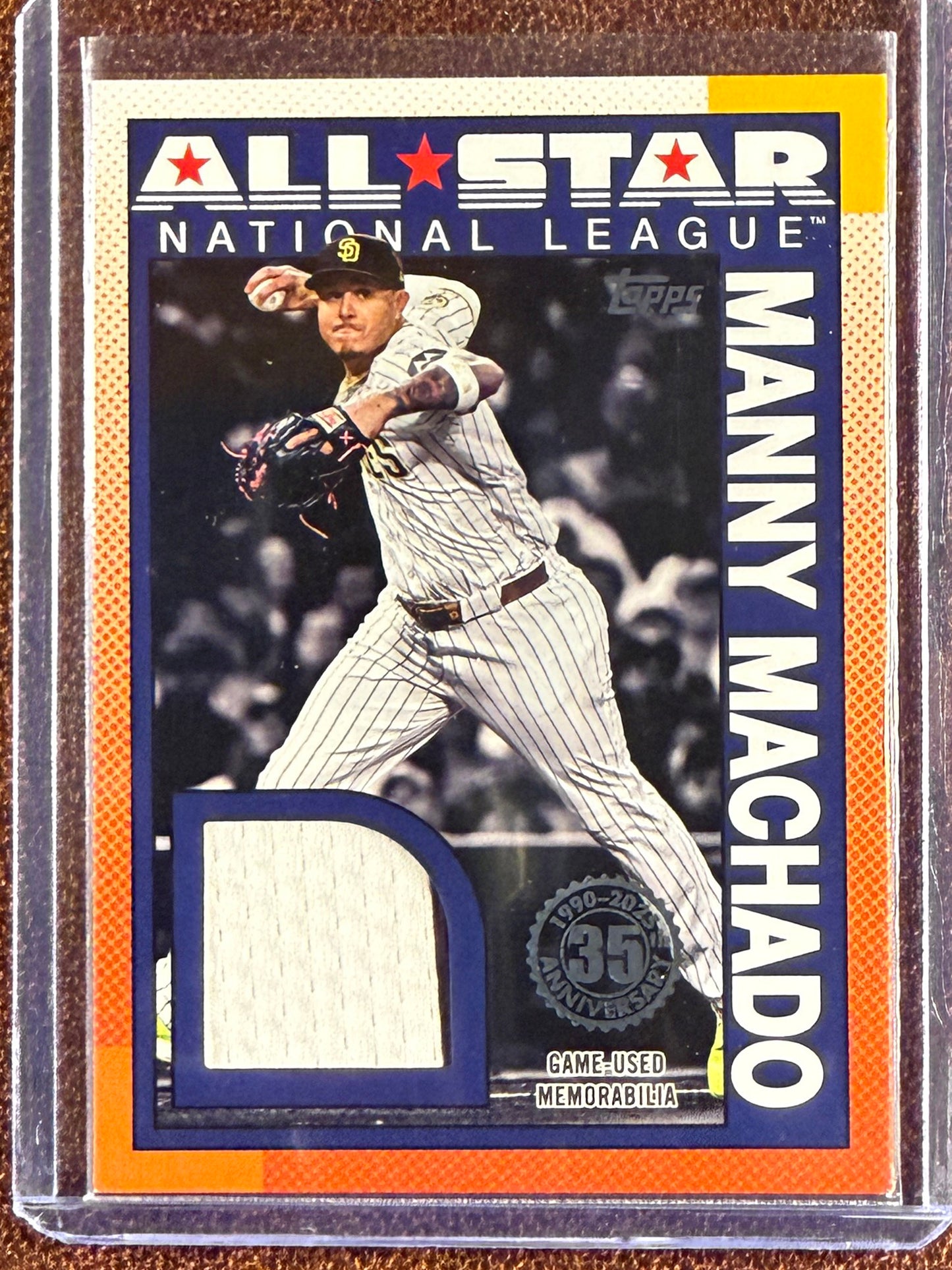 Manny Machado - 2025 Topps Series 2 - 1990 All Star RELIC - Padres