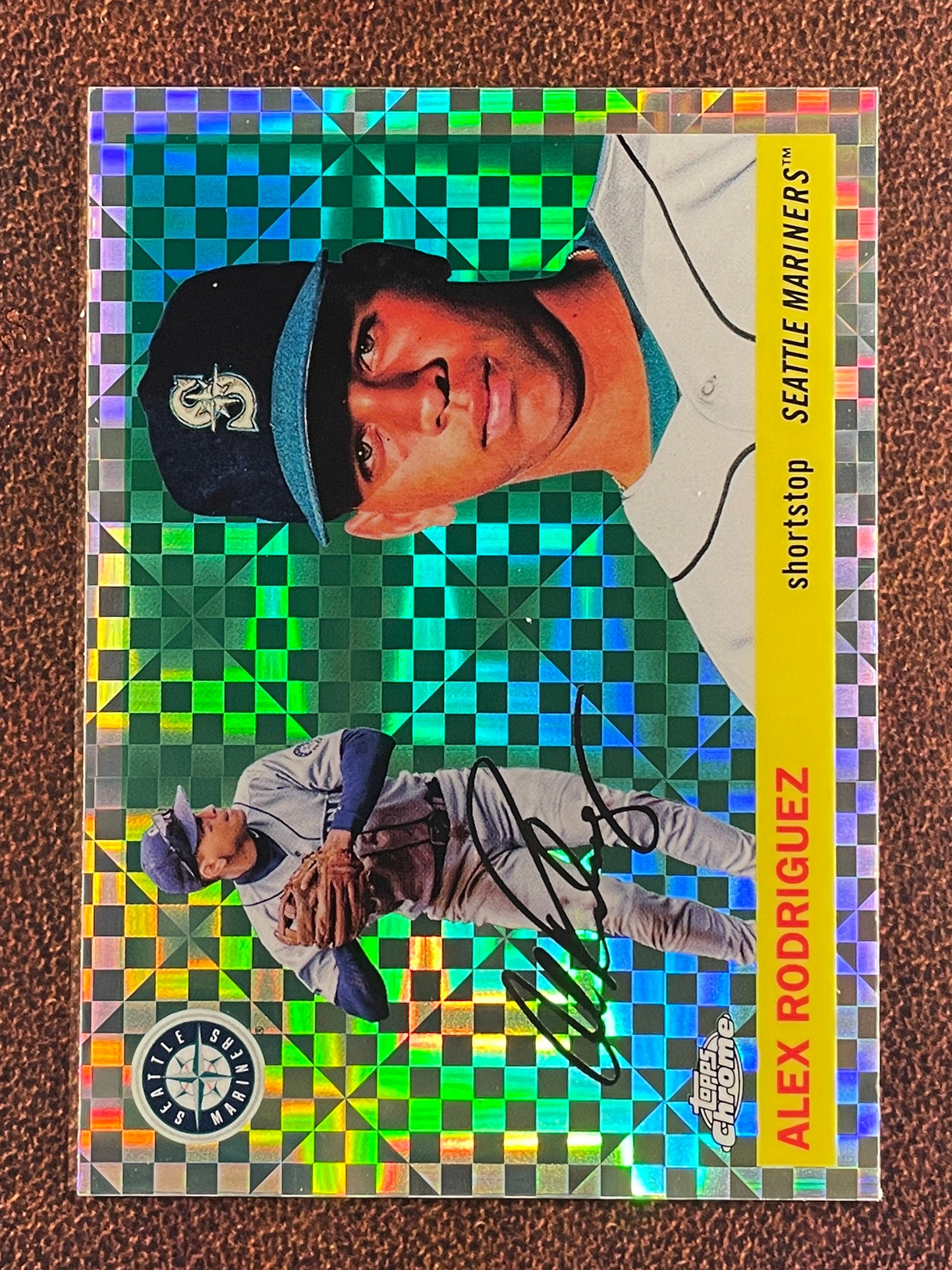 Alex Rodriguez - 2025 Topps Chrome Platinum - X-Fractor - Mariners