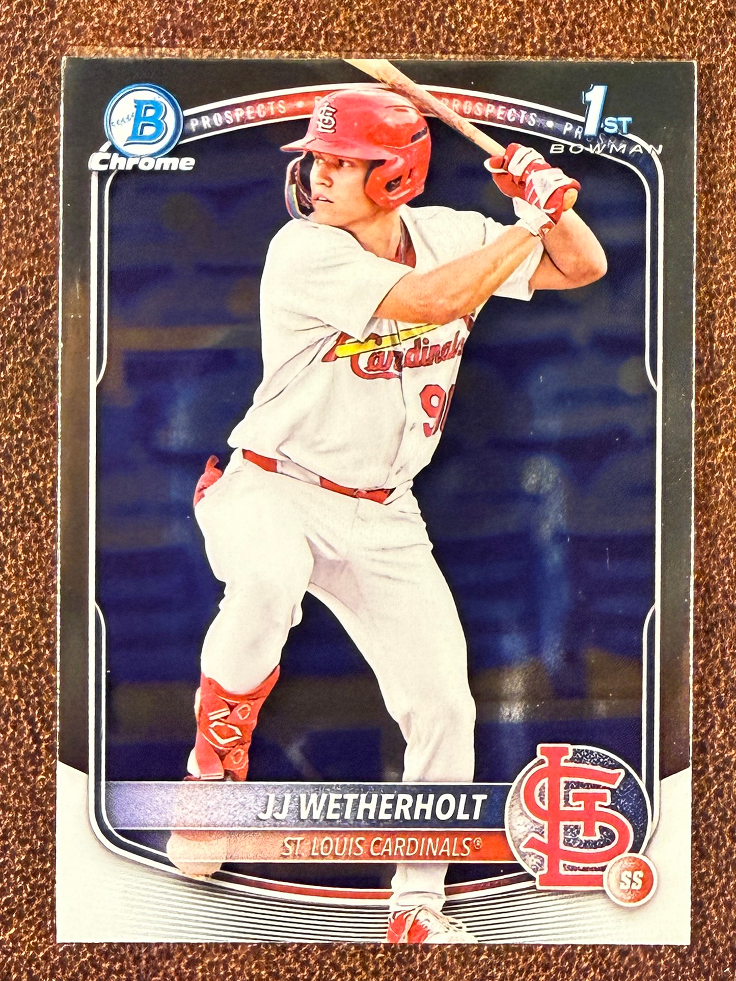 JJ Wetherholt - 2025 Bowman - 1st Bowman CHROME - Cardinals