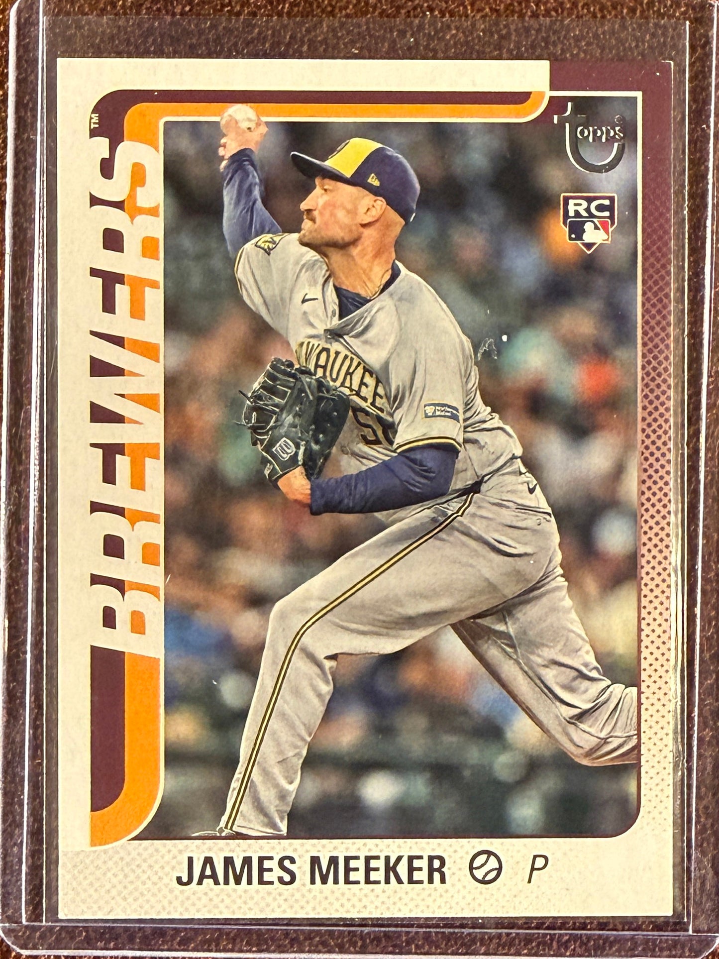 James Meeker - 2025 Topps Update - Vintage Stock /99 - Brewers
