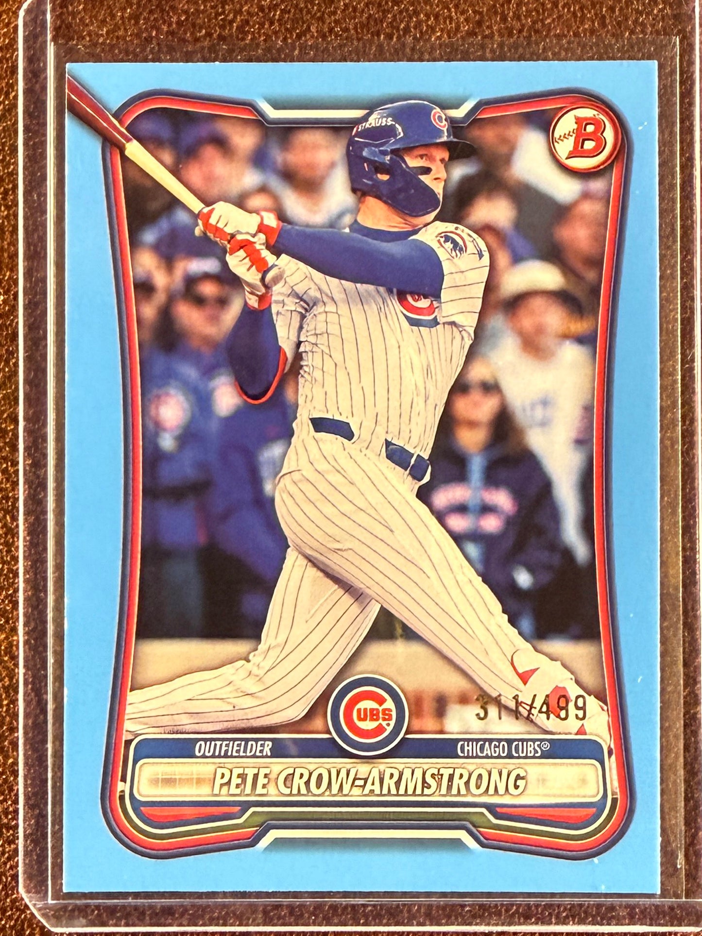 Pete Crow Armstrong - 2026 Bowman - Sky Blue Paper /499 - Cubs