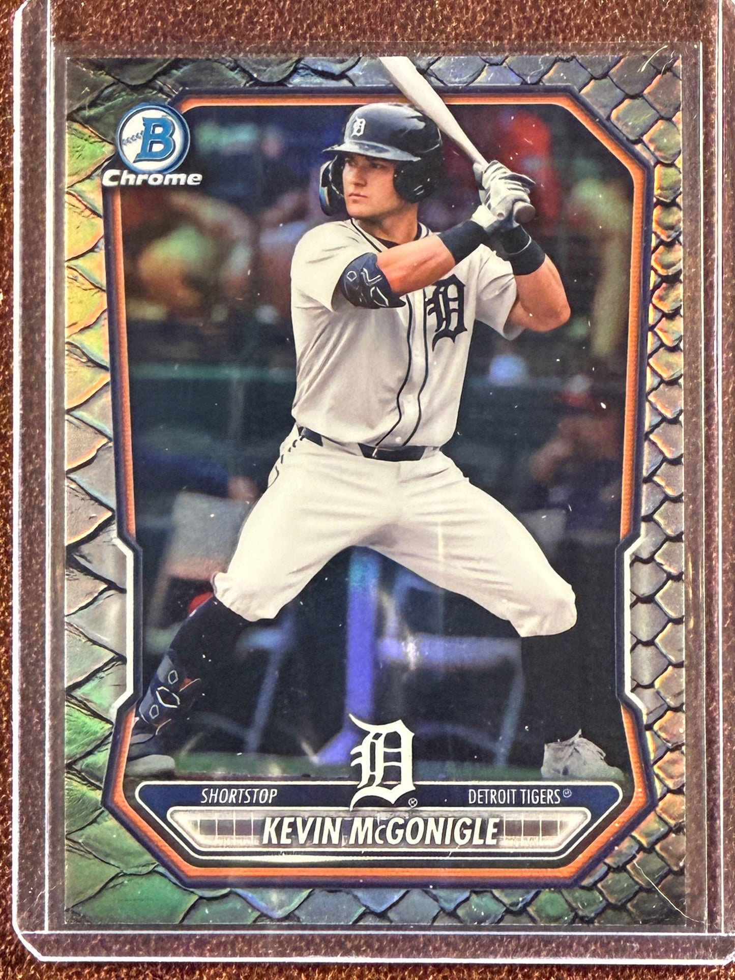 Kevin McGonigle - 2026 Bowman - Reptilian Refractor - Tigers
