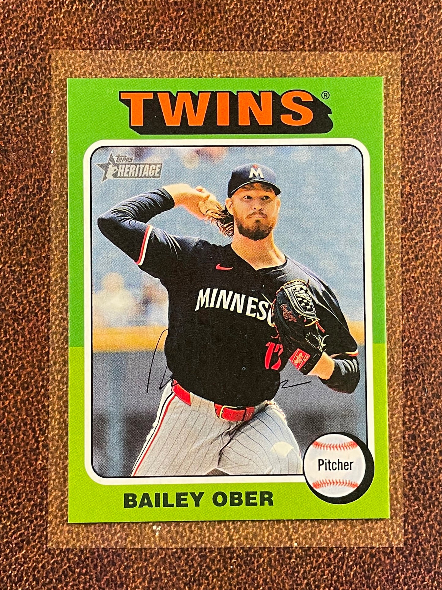 Bailey Ober - 2024 Topps Heritage - Mini - Twins