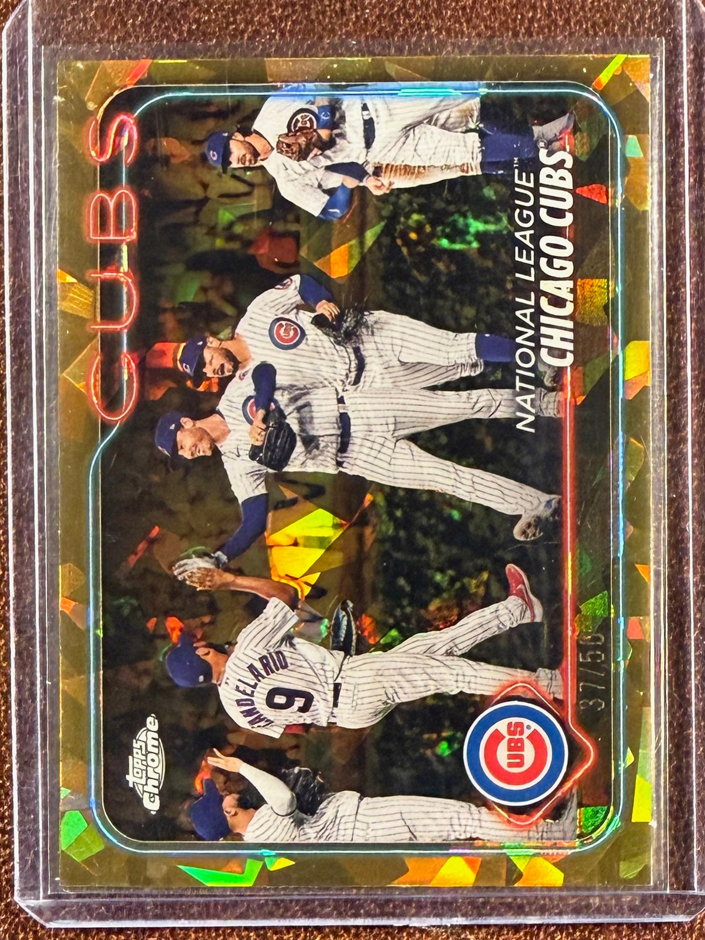Chicago Cubs - 2024 Topps Chrome - GOLD Sapphire /50 - Cubs