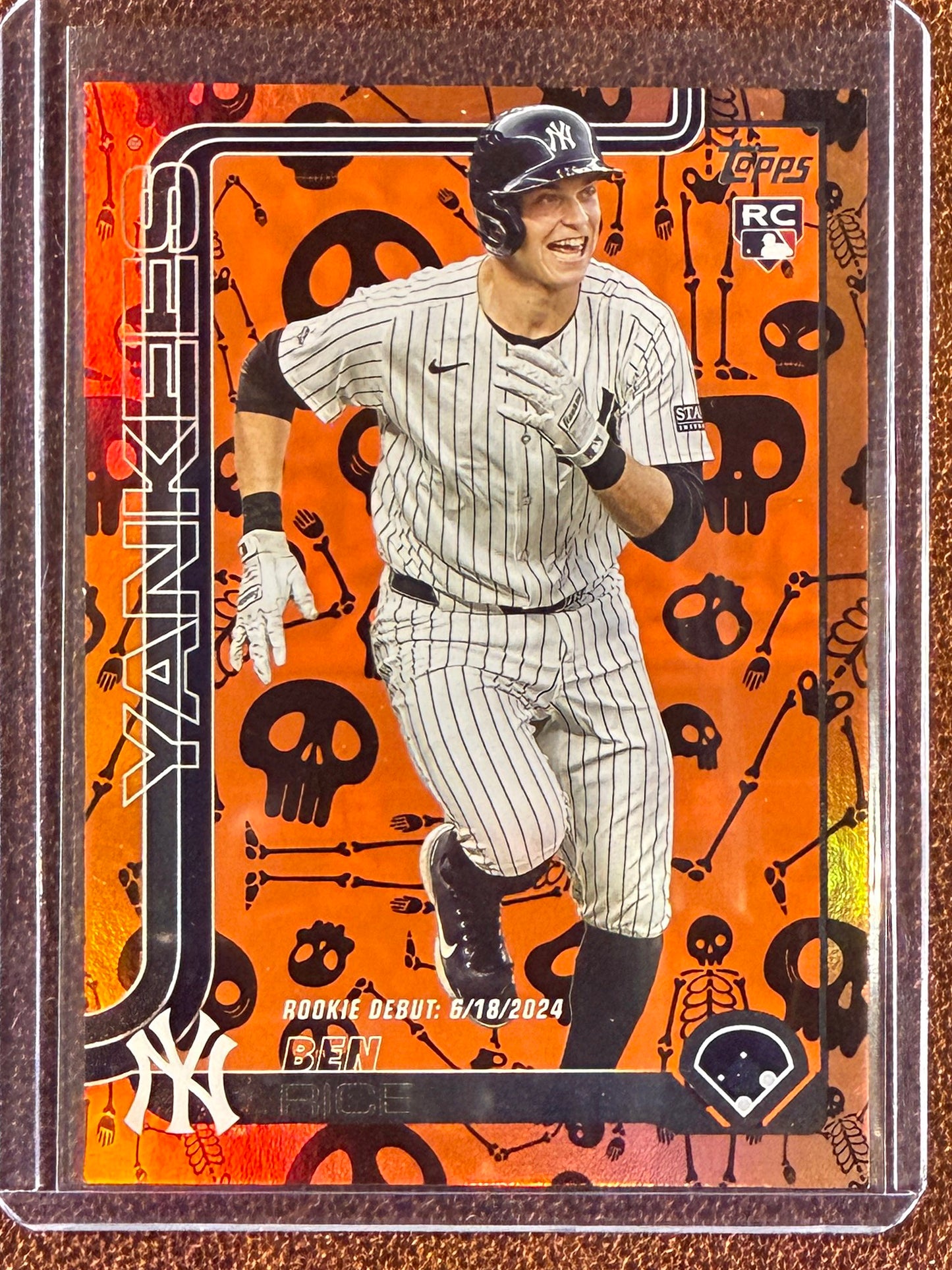 Ben Rice - 2025 Topps Update - Halloween Mummy /50 - Yankees