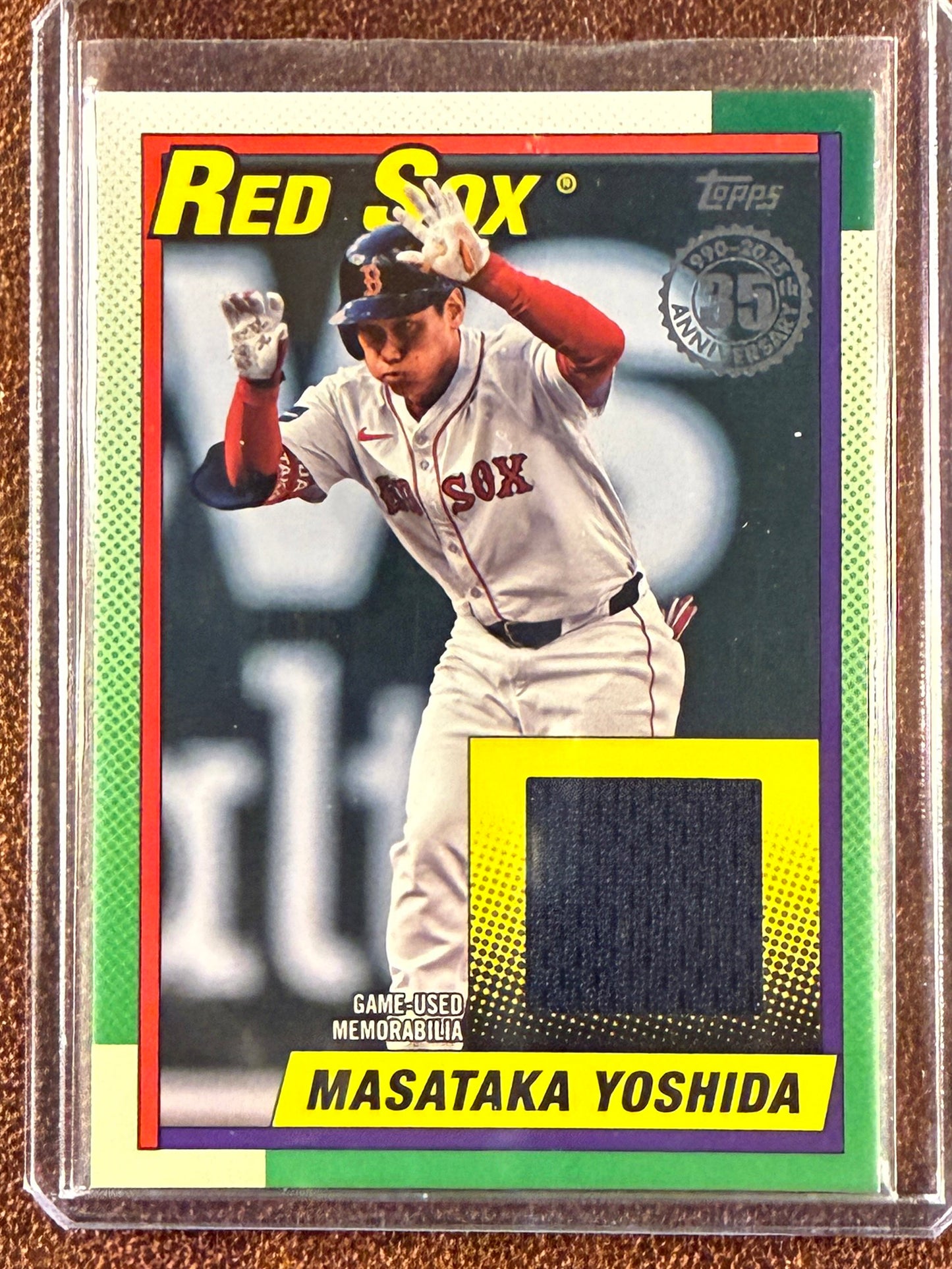 Masataka Yoshida - 2025 Topps Series 2 - 1990 RELIC - Red Sox