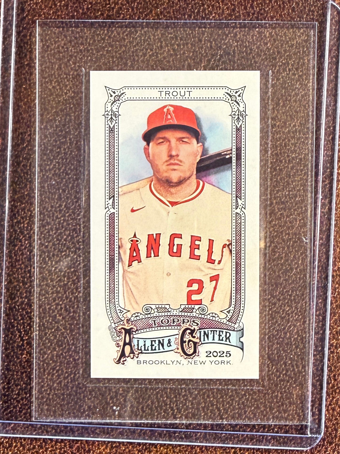 Mike Trout - 2025 Allen & Ginter - Mini #361 Rip Card SP - Angels