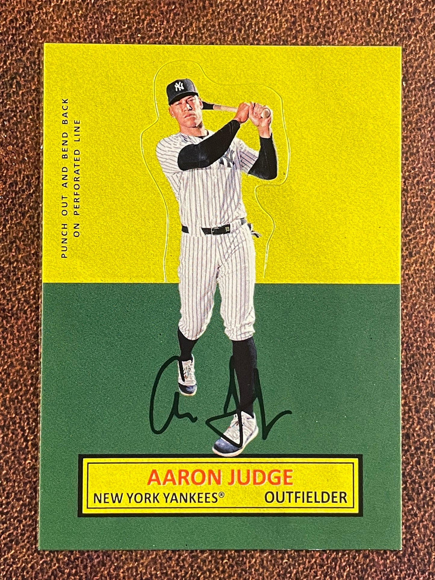 Aaron Judge - 2025 Topps Archives - Stand Up Insert - Yankees