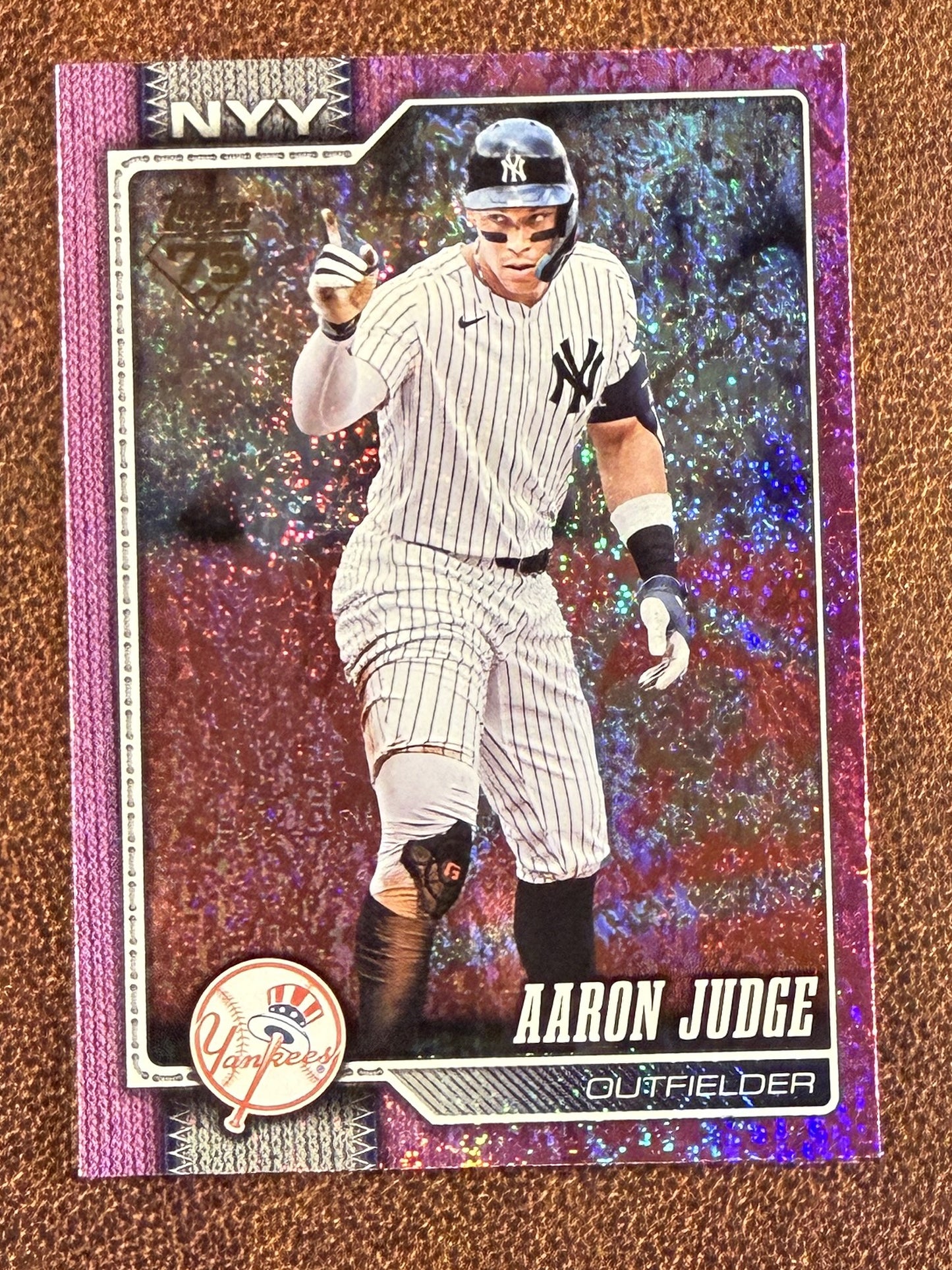 Aaron Judge - 2026 Topps Series 1 - PINK Holo Foil - Yankees