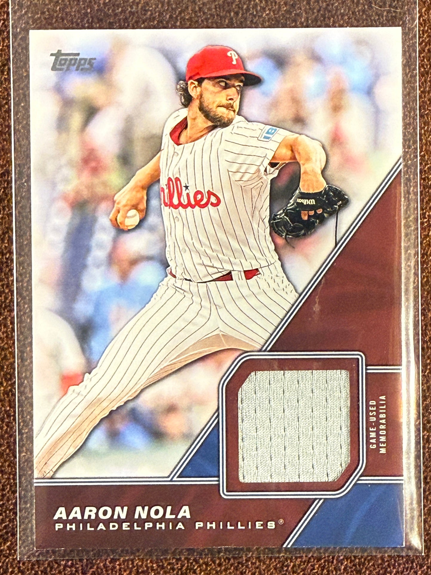Aaron Nola - 2026 Topps Series 1 - Major League Material RELIC - Phillies