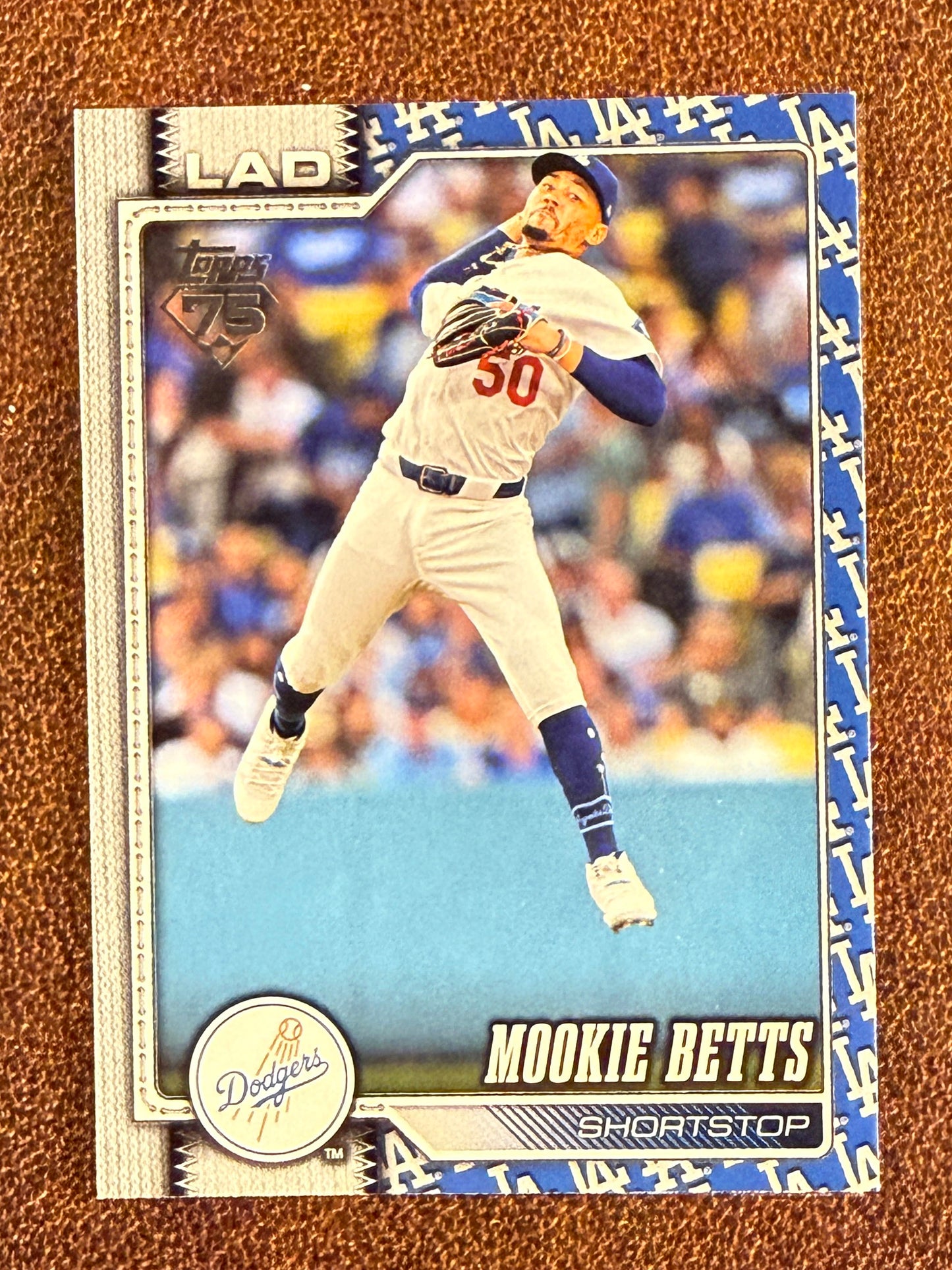 Mookie Betts - 2026 Topps Series 1 - Team Border SP - Dodgers