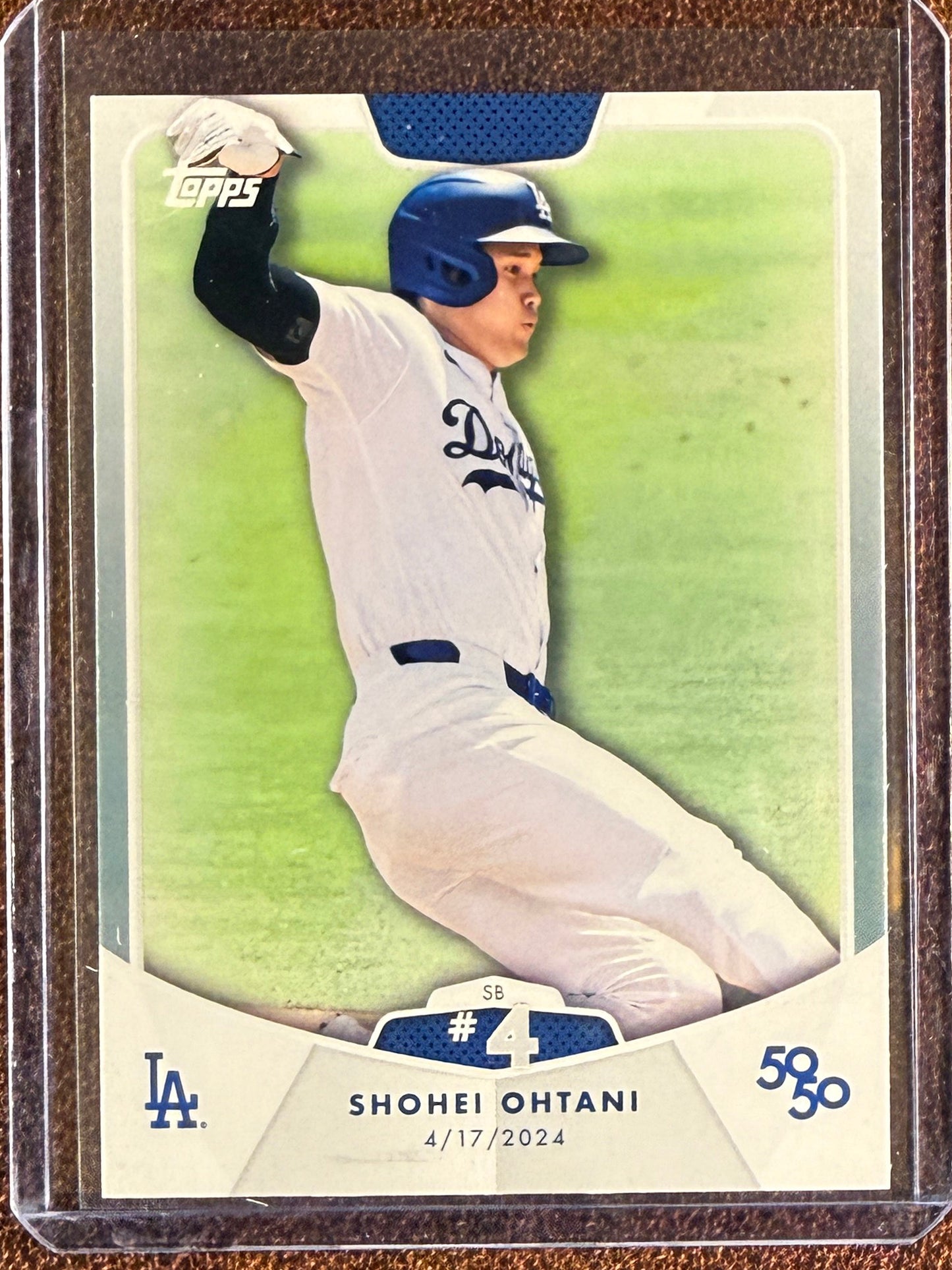 Shohei Ohtani - 2024 Topps 50/50 - SB #4 Base - Dodgers