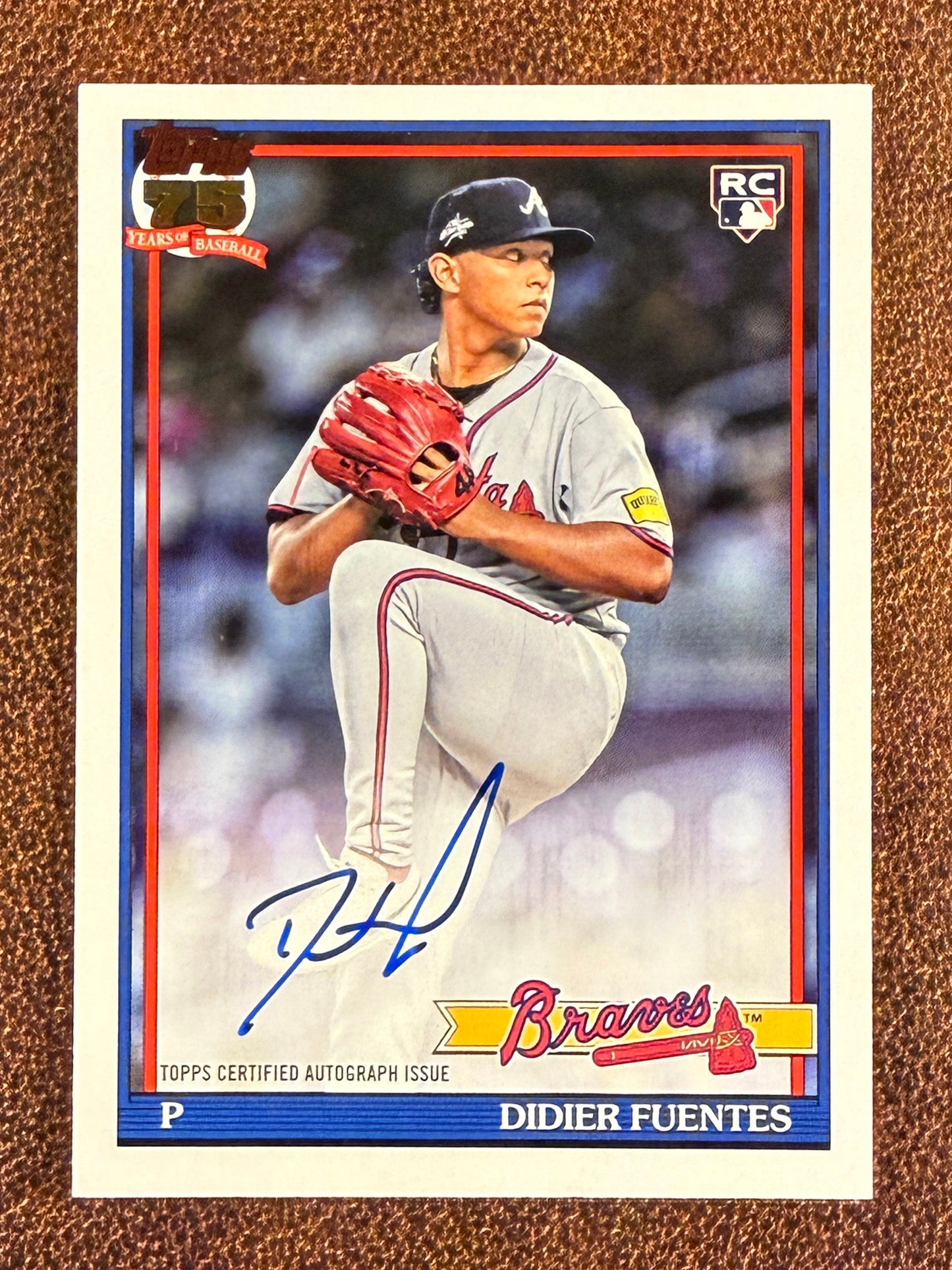 Didier Fuentes - 2026 Topps Series 1 - 1991 AUTO - Braves