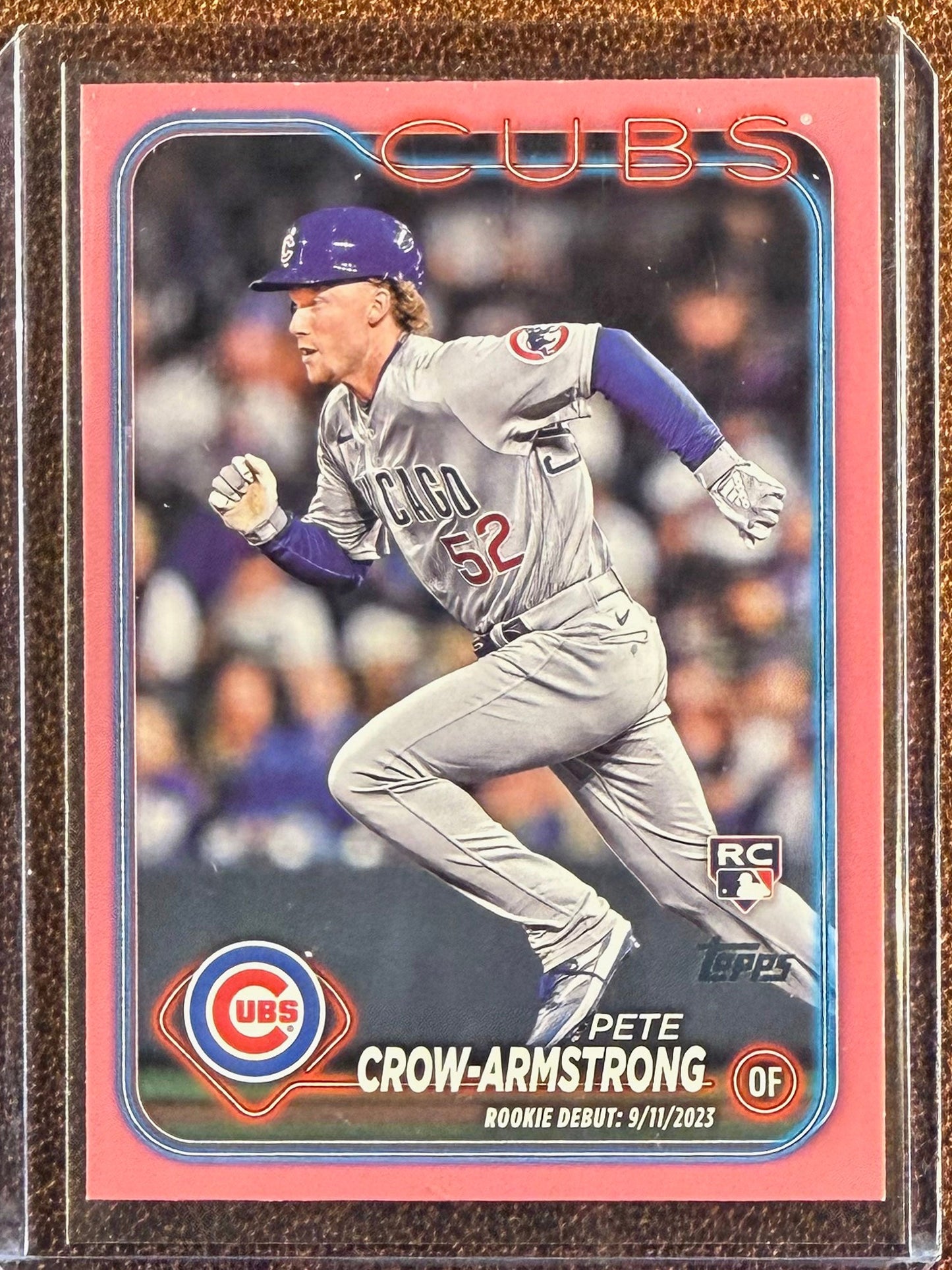 Pete Crow Armstrong - 2024 Topps - Mother's Day Parallel /50 - Cubs