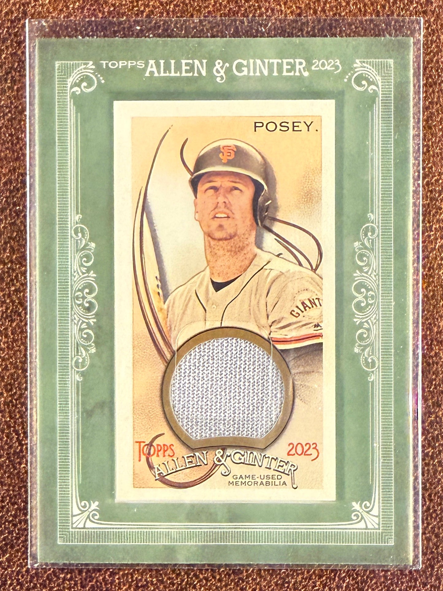 Buster Posey - 2023 Allen & Ginter - Mini Framed RELIC - Giants