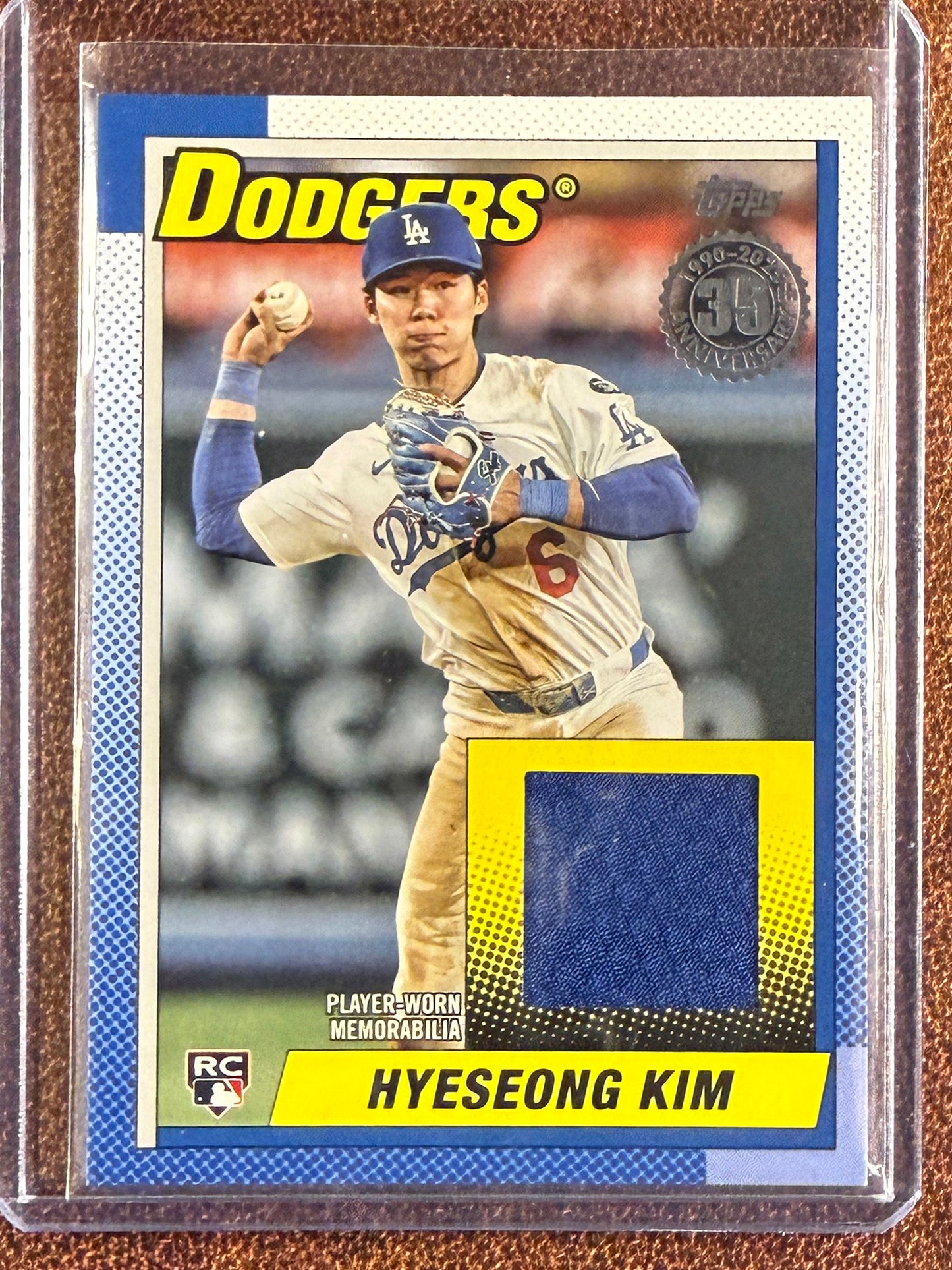Hyeseong Kim - 2025 Topps Update - Rookie 1990 RELIC - Dodgers