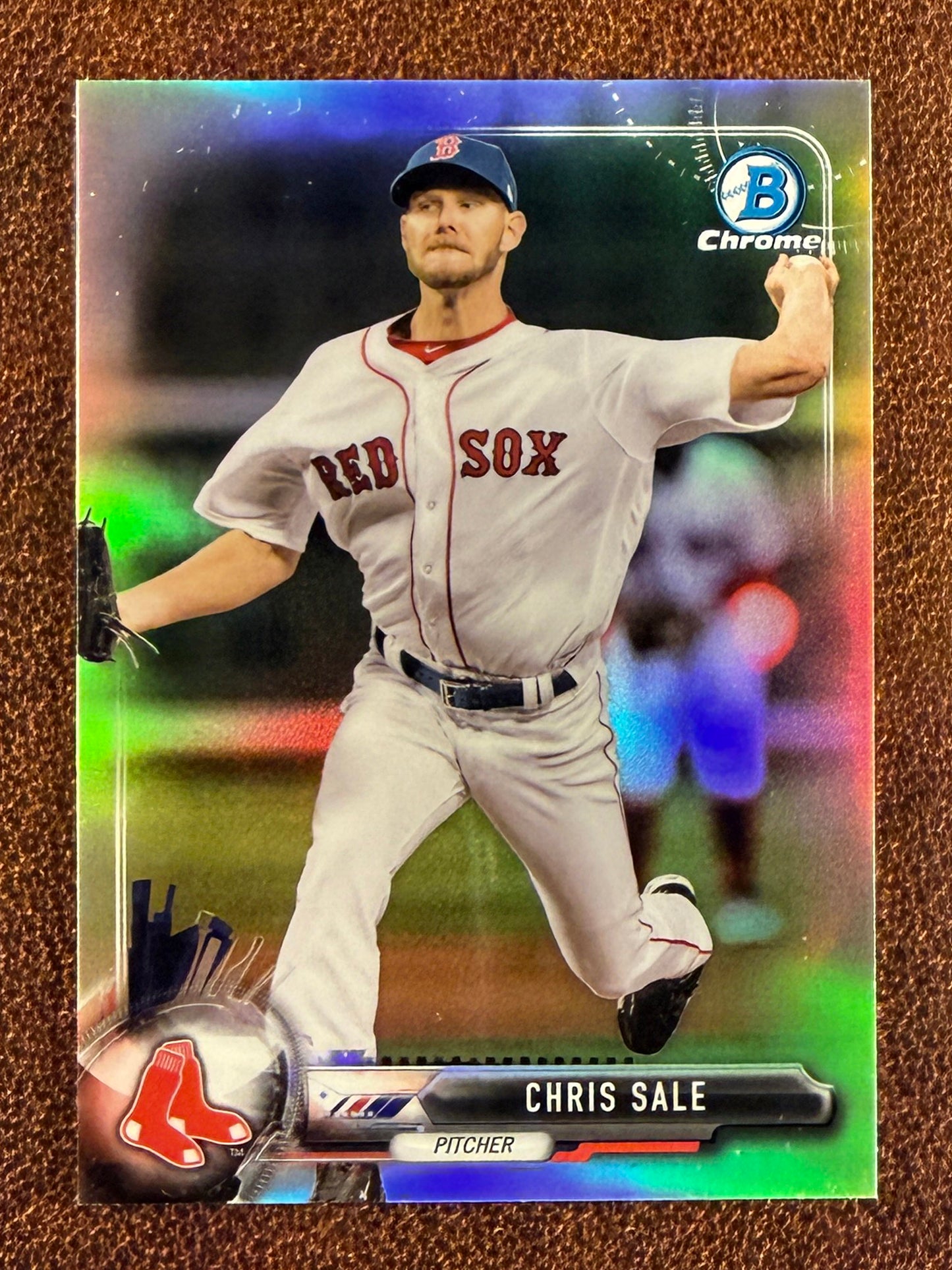 Chris Sale - 2017 Bowman Chrome - Refractor /499 - Red Sox