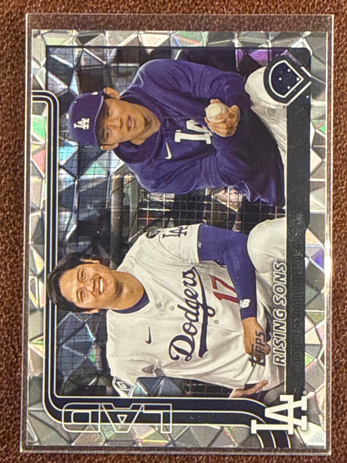 Shohei Ohtani/Roki Sasaki - 2025 Topps Update - Diamante - Dodgers