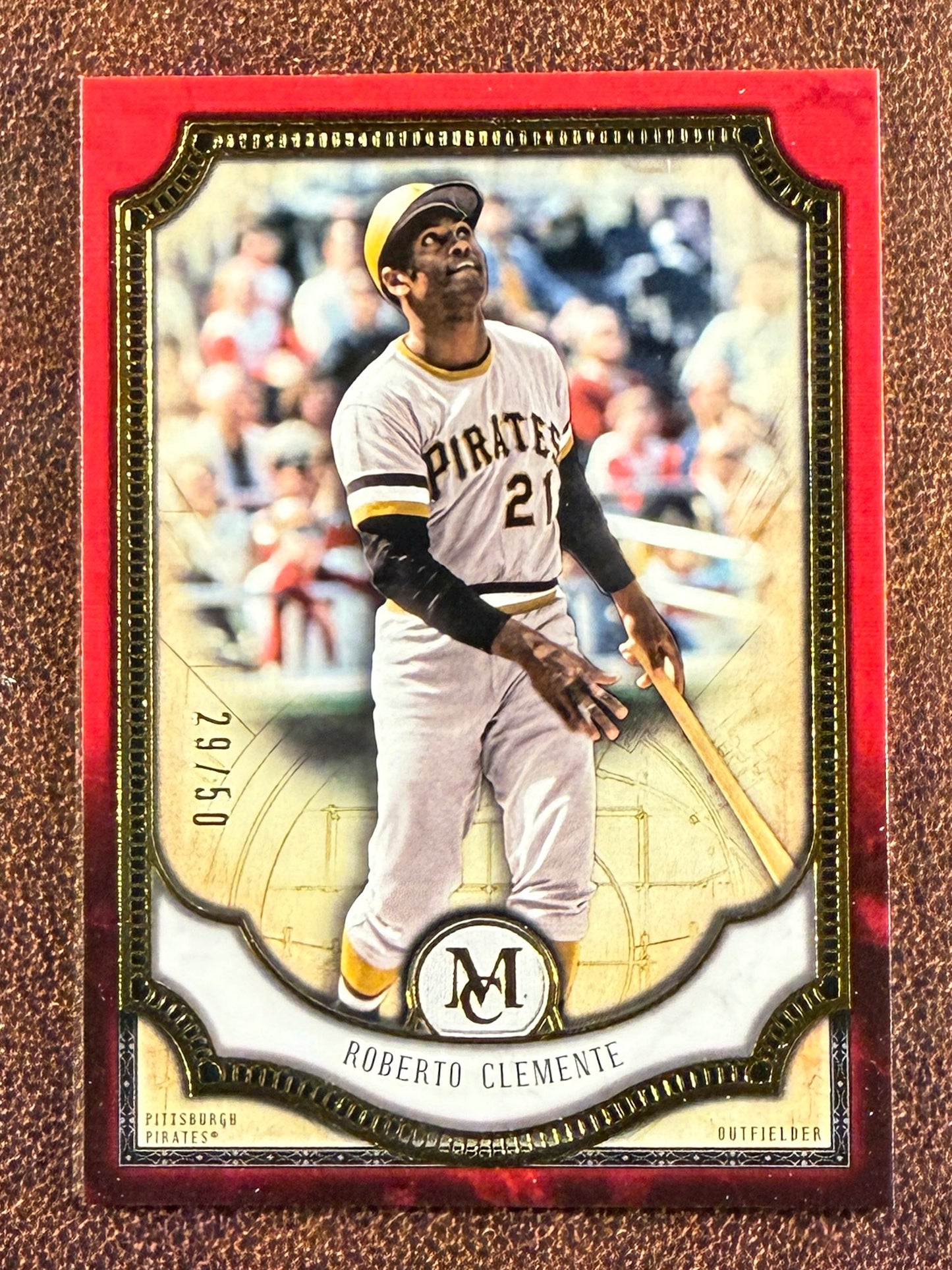 Roberto Clemente - 2018 Topps Museum Collection - RUBY /50 - Pirates