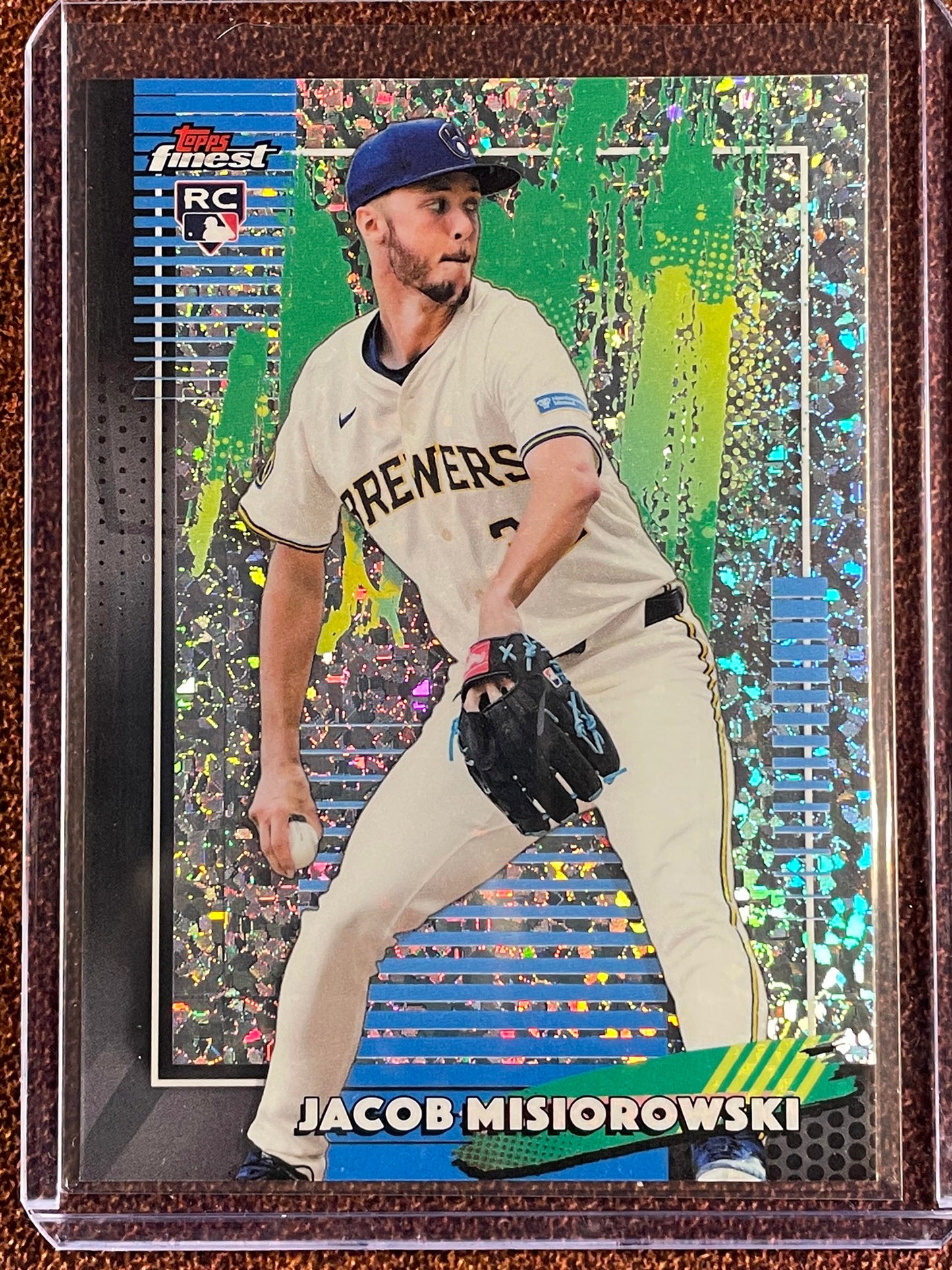 Jacob Misiorowski - 2026 Topps Finest - Rookie Common Mini Diamond - Brewers