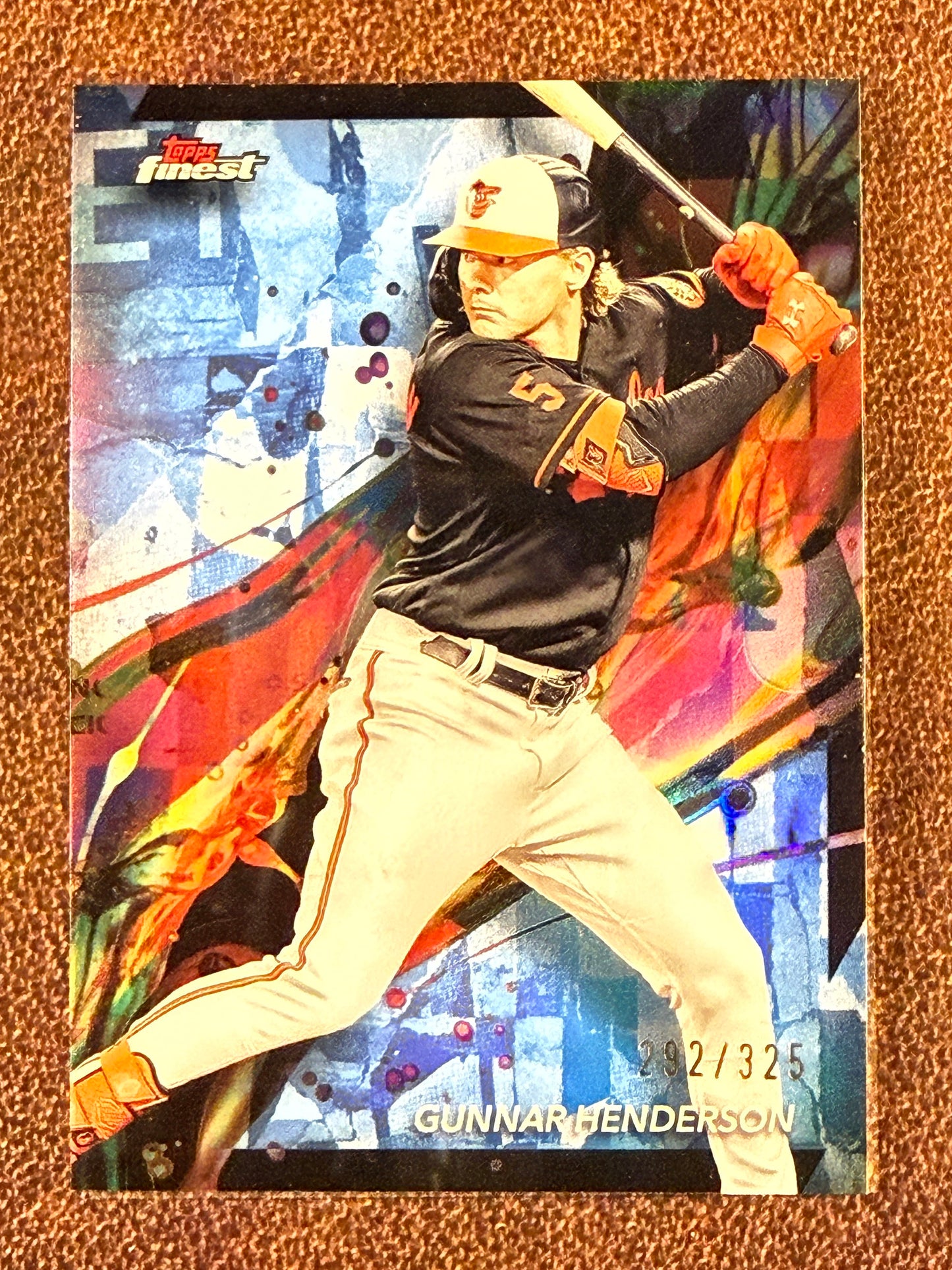 Gunnar Henderson - 2024 Topps Finest - Sky Blue /325 - Orioles