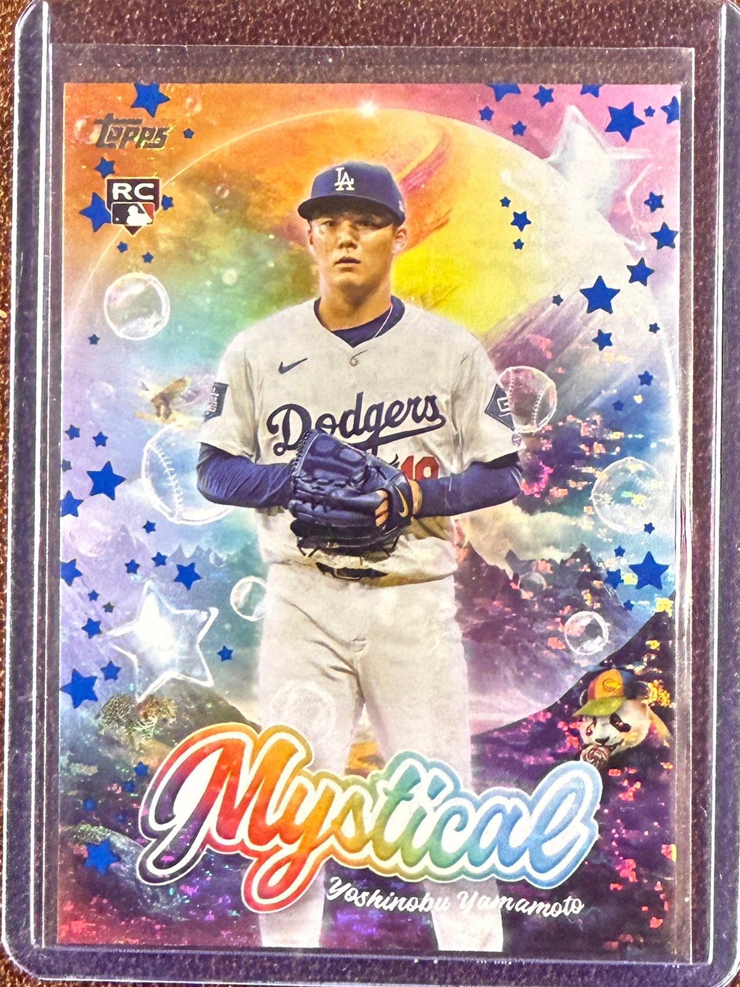 Yoshinobu Yamamoto - 2024 Topps Update - Rookie BLUE Mystical - Dodgers
