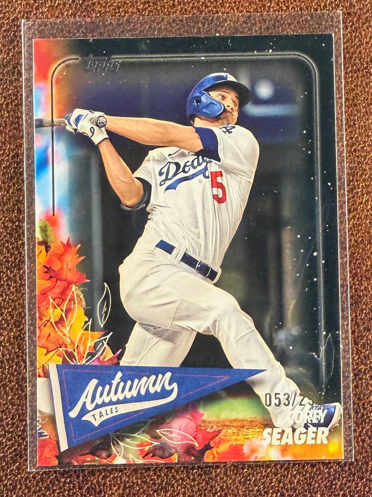 Corey Seager - 2024 Topps Update - Autumn Tales BLACK /299 (AT-34) - Rangers