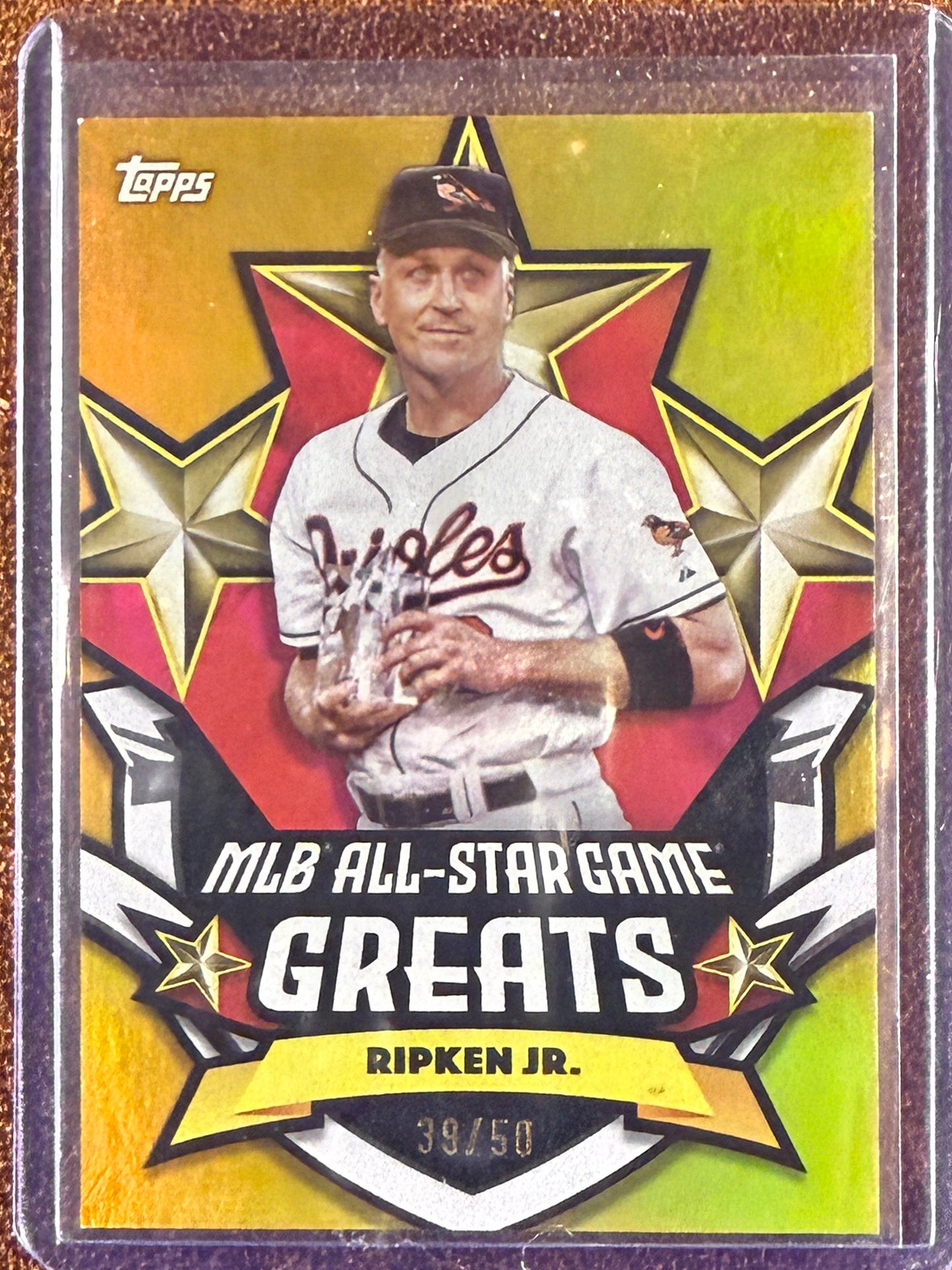 Cal Ripken Jr. - 2025 Topps All Star Game - GOLD /50 - Orioles