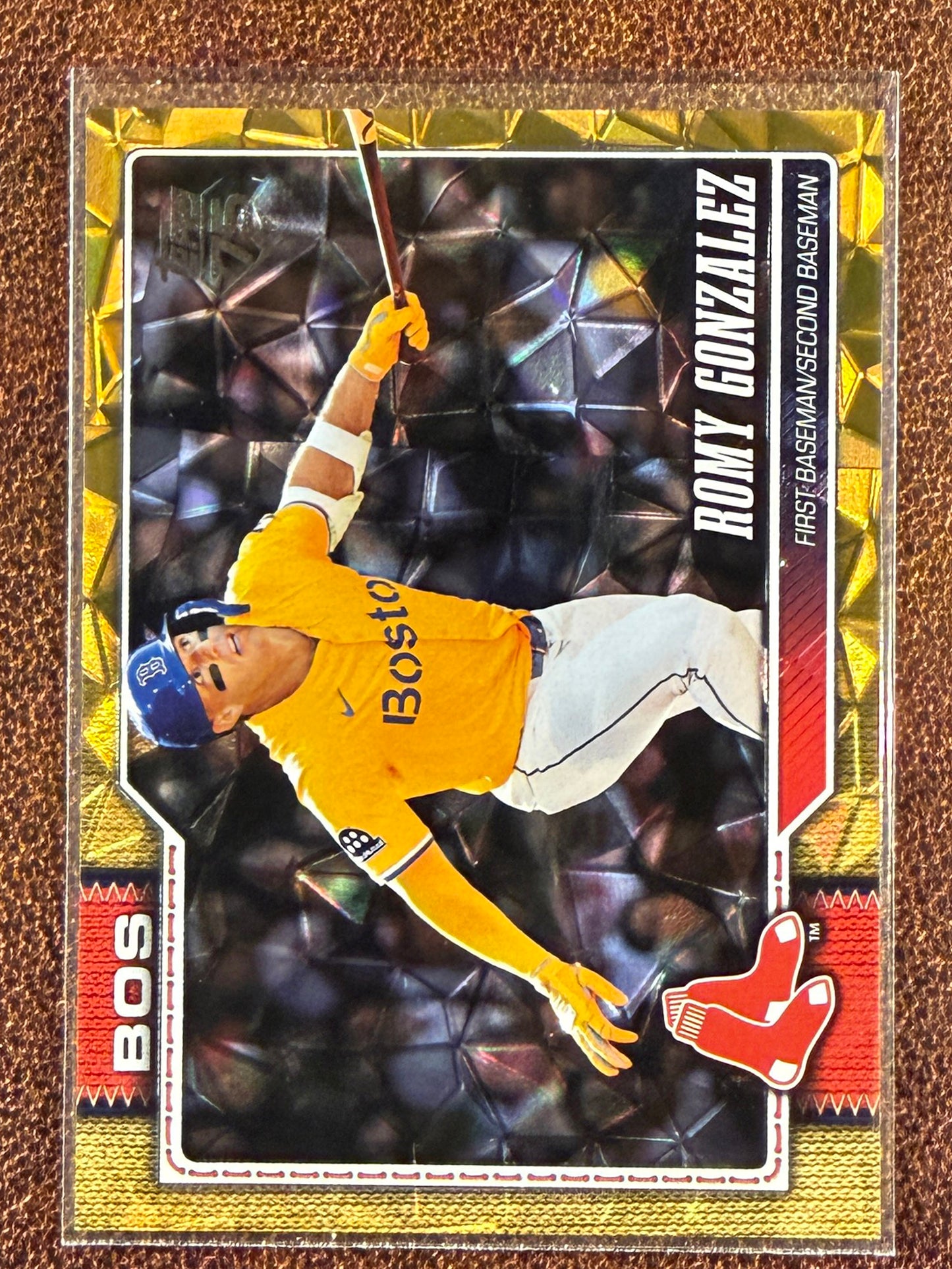 Romy Gonzalez - 2026 Topps Series 1 - GOLD Diamante /50 - Red Sox