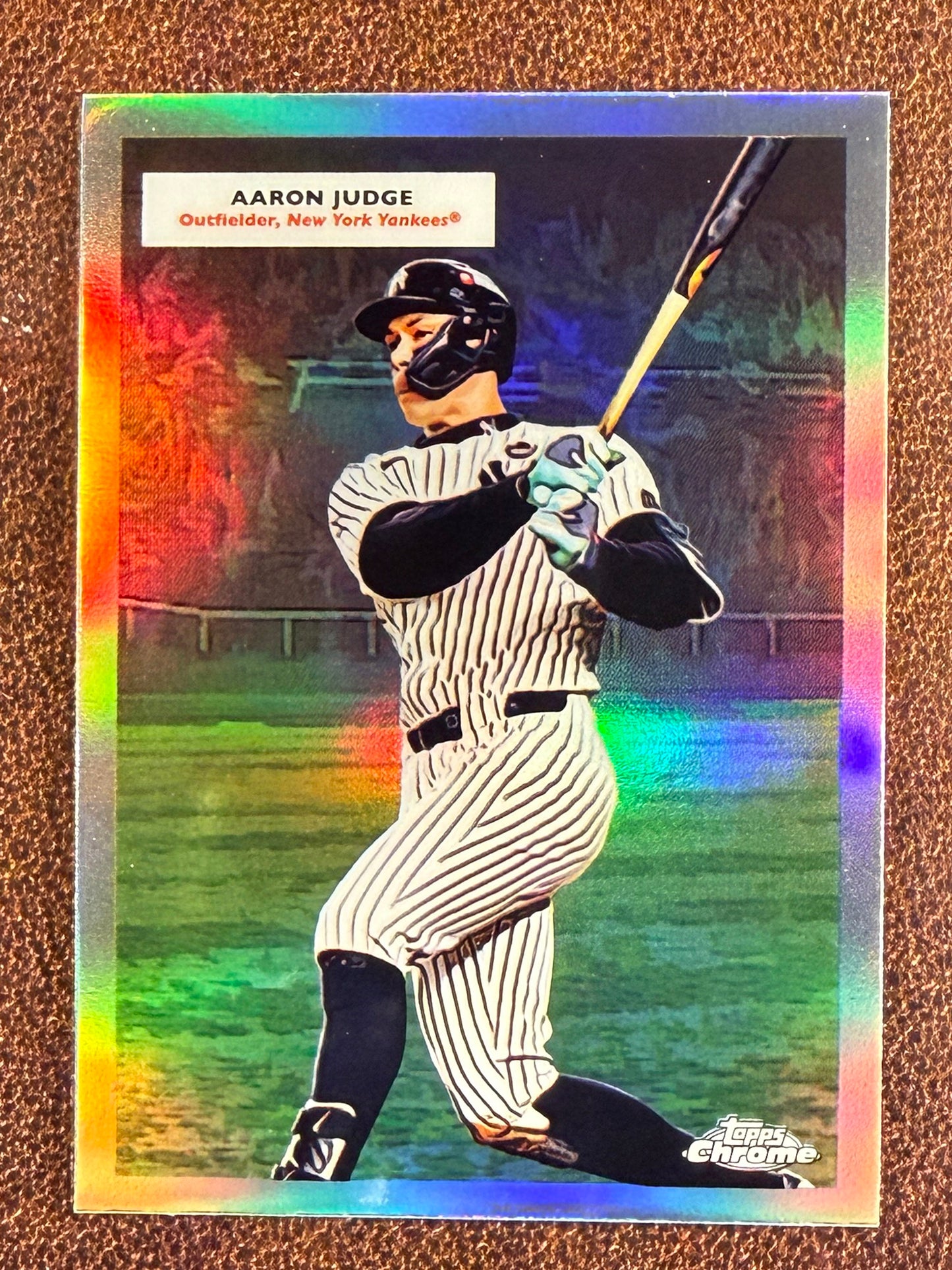 Aaron Judge/Mickey Mantle - 2025 Topps Chrome Platinum - Double Headers - Yankees