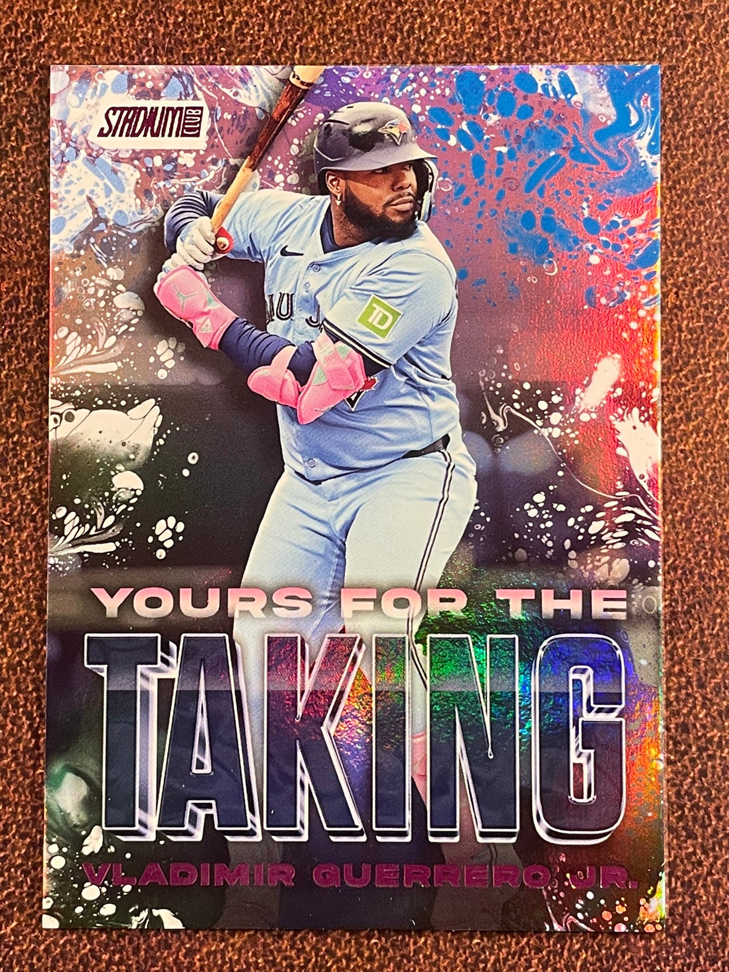 Vladimir Guerrero Jr - 2025 Stadium Club - PINK Yours for the Taking - Blue Jays