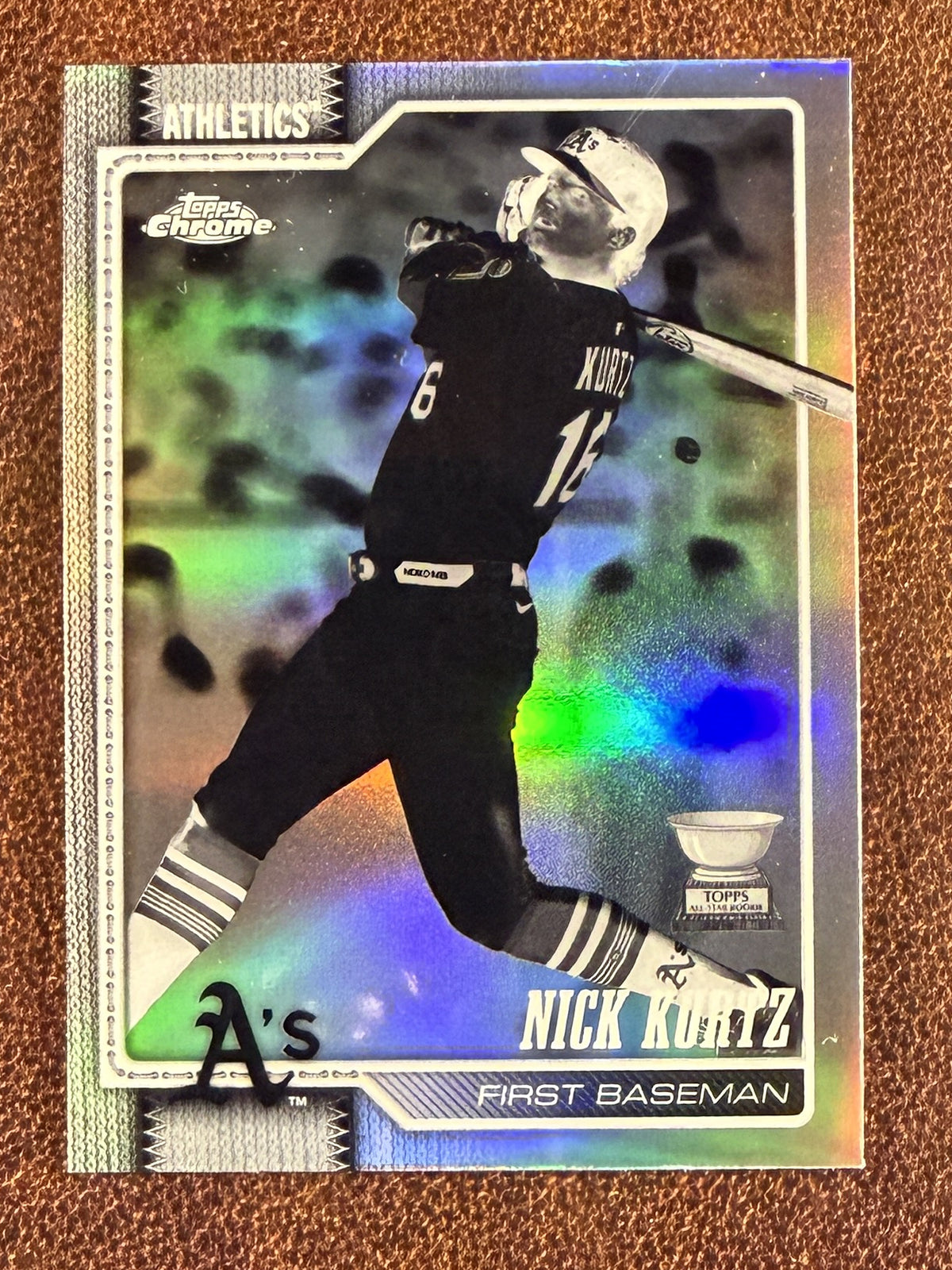 Nick Kurtz - 2026 Topps Chrome - Negative Refractor - Athletics