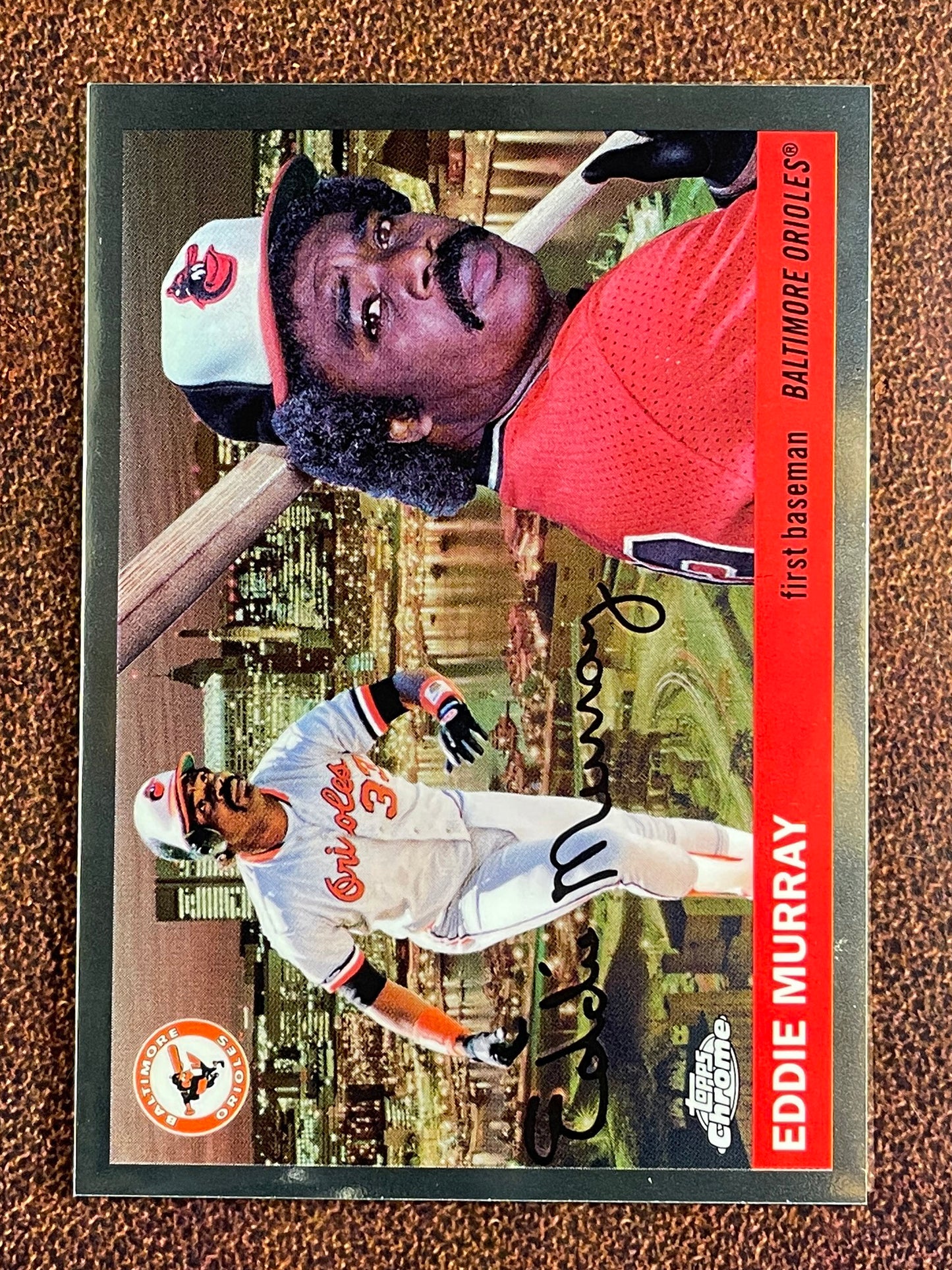 Eddie Murray - 2025 Topps Chrome Platinum - City Variation SP - Orioles