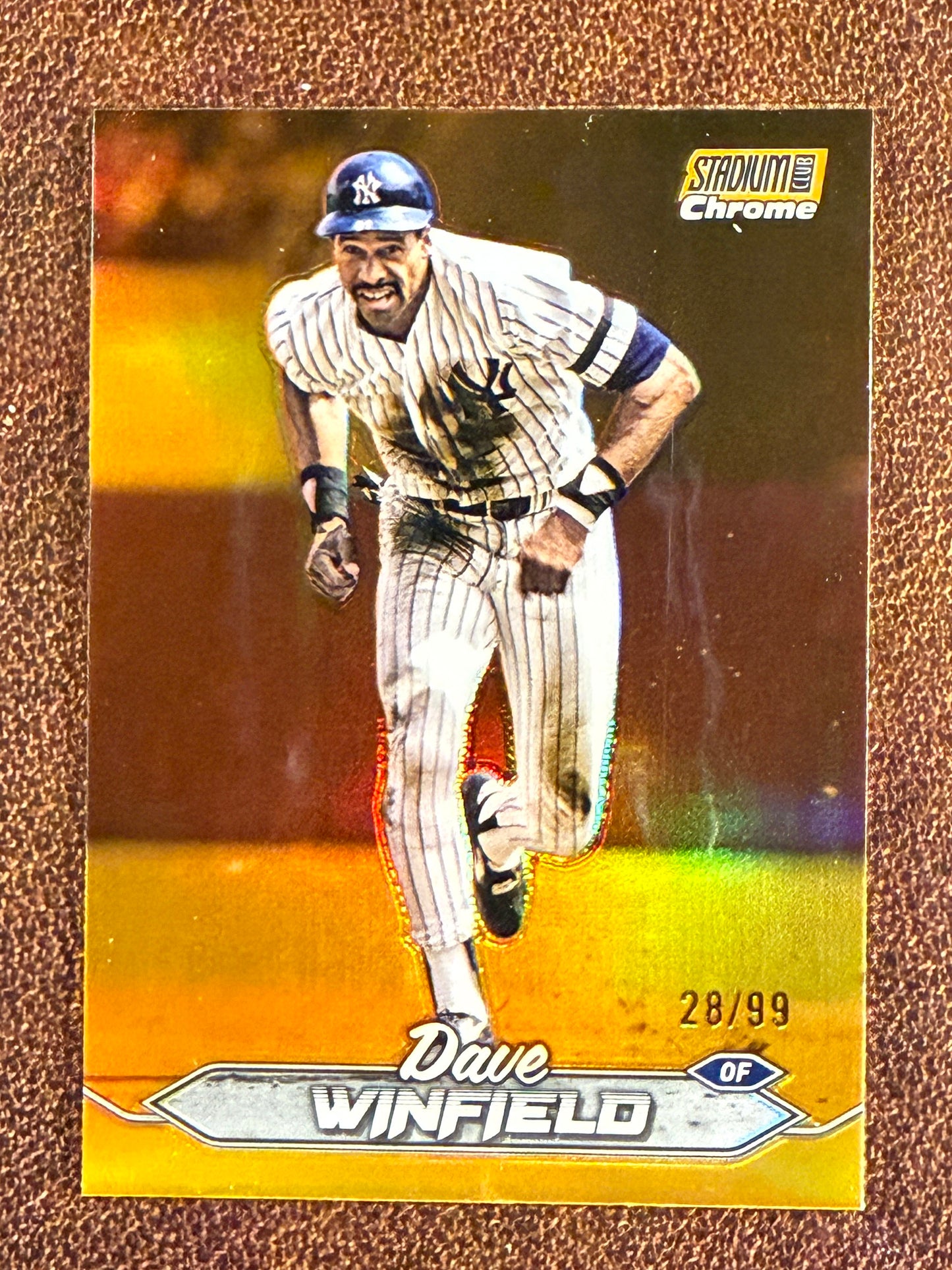 Dave Winfield - 2024 Topps Stadium Club - ORANGE Chrome /99 - Yankees