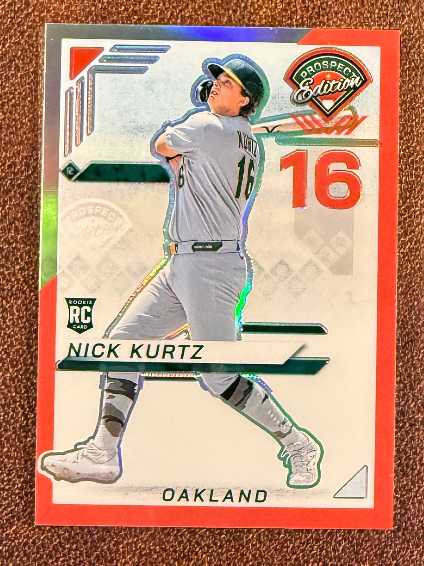 Nick Kurtz - 2025 Panini Prospect Edition - RED /199 - Athletics