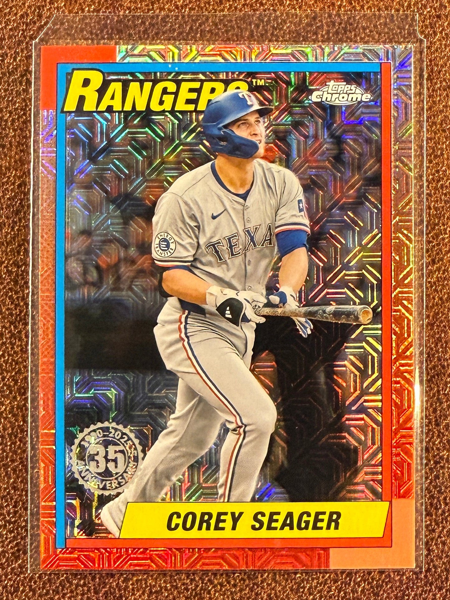 Corey Seager - 2025 Topps Series 1 - Silver Pack Mojo - Rangers