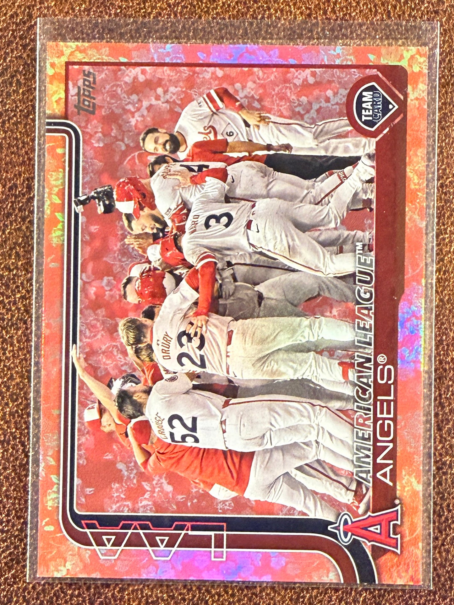 Angels Team Card - 2025 Topps Series 1 - FLOWERS /50 - Angels