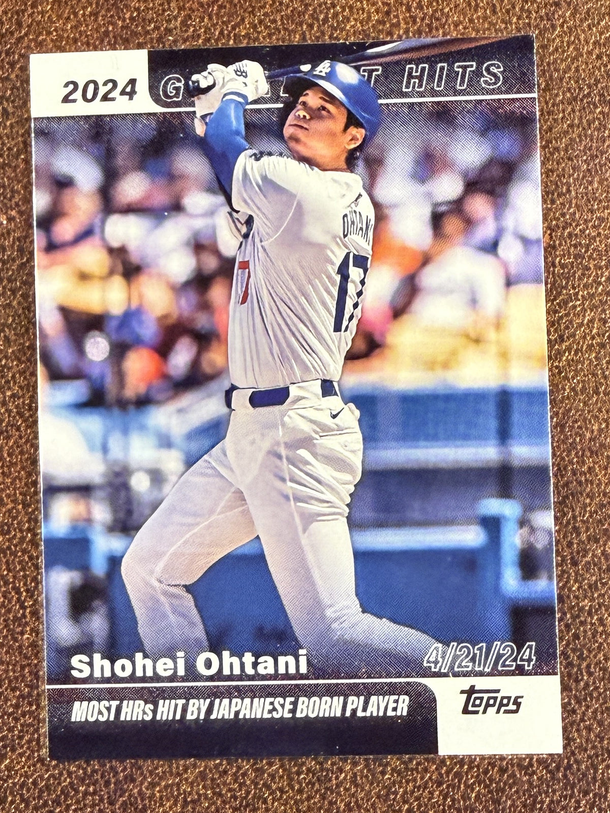 Shohei Ohtani - 2025 Topps Series 1 - 2024 Greatest Hits - Dodgers