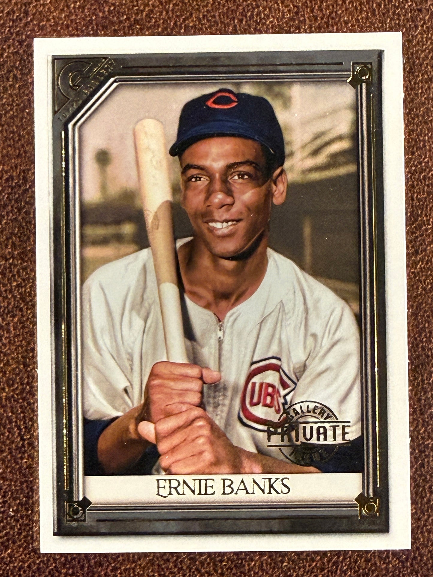 Ernie Banks - 2021 Topps Gallery - Private Issue /250 - Cubs